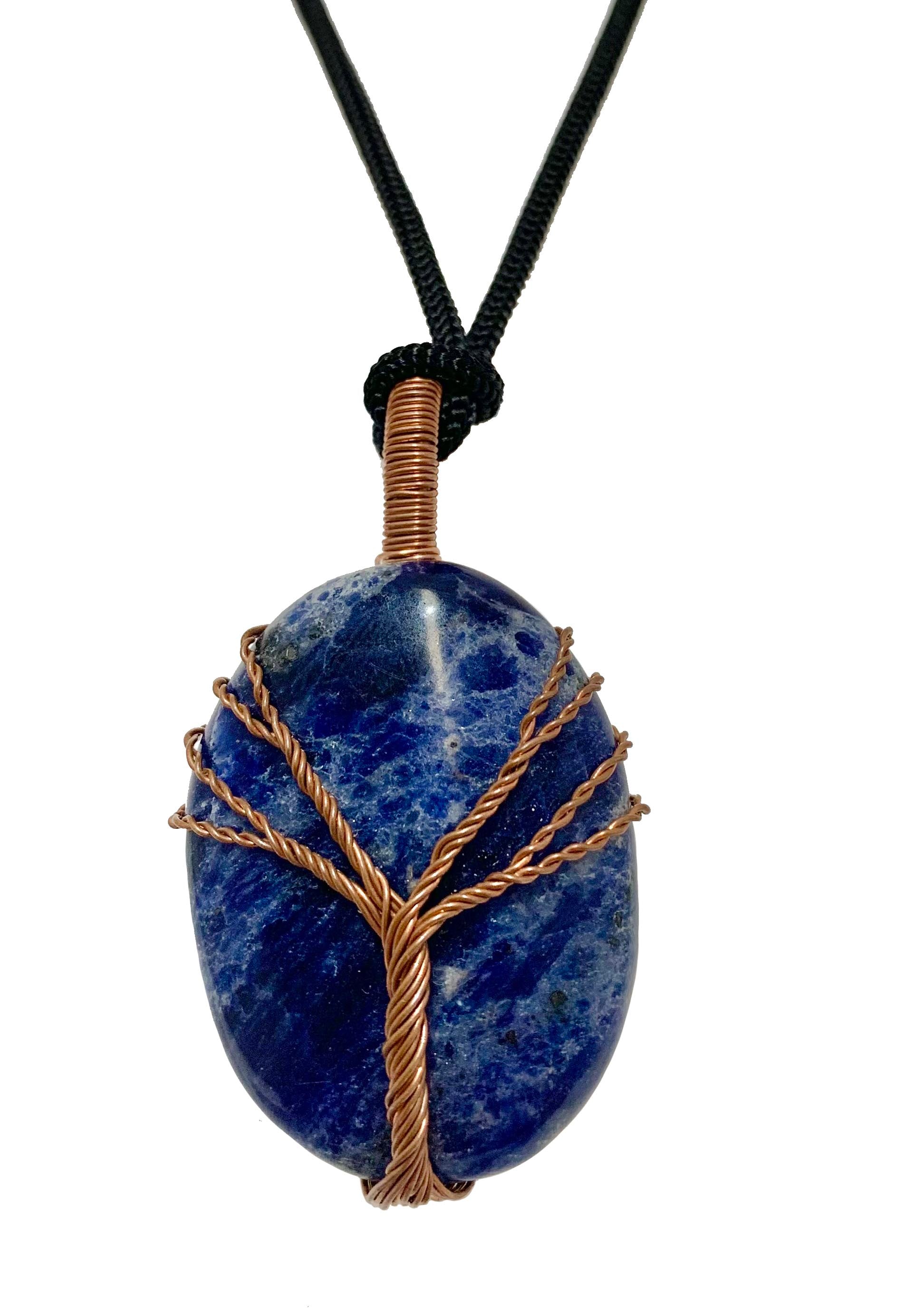 Wisdom Tree Sodalite Crystal Pendant