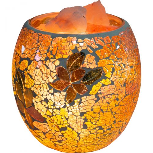 Frangipani Glass Mosaic Vase Bowl Himalayan Salt Lamp