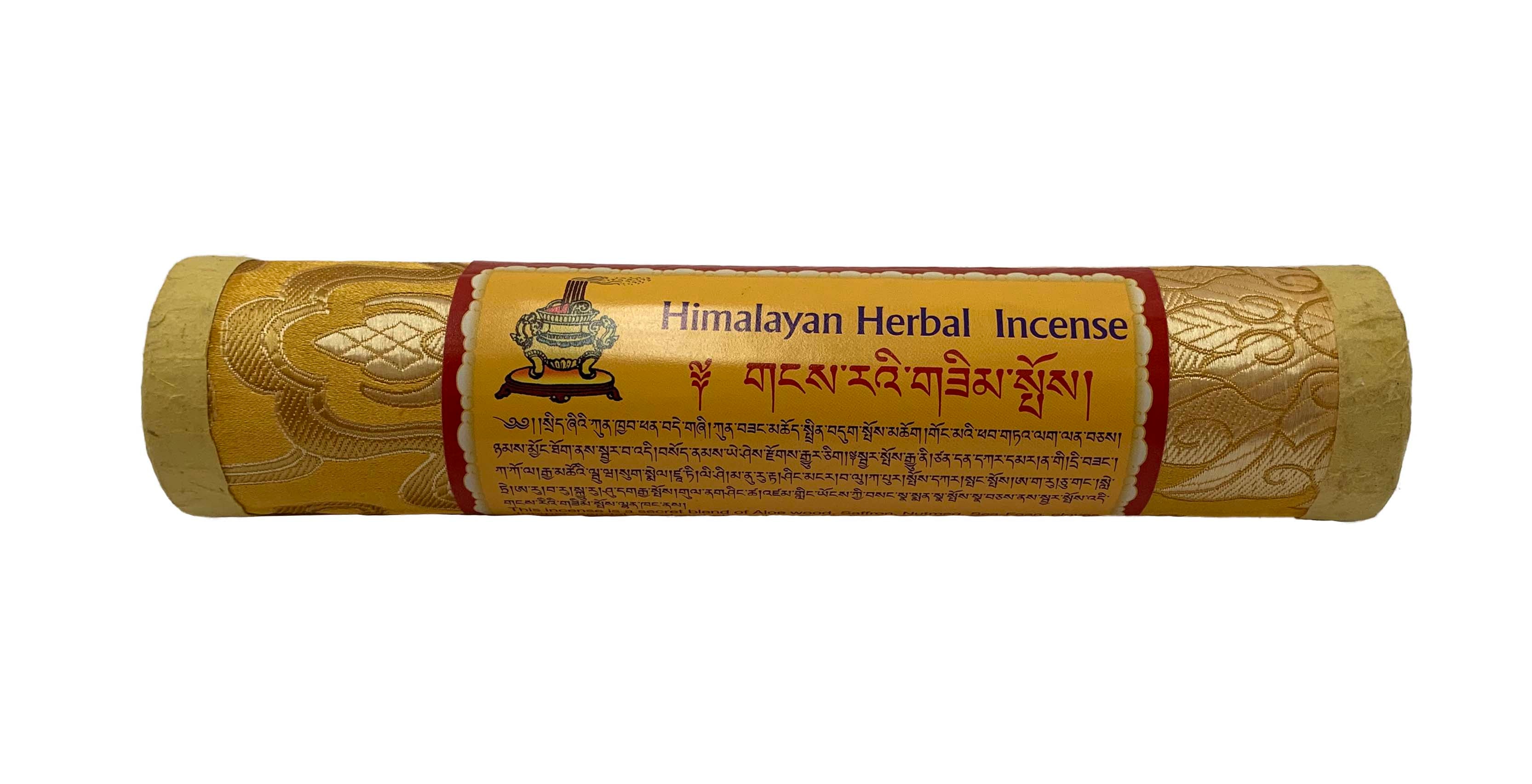 Himalayan Herbal Incense - Druk Sticks Yellow - 2 Pack