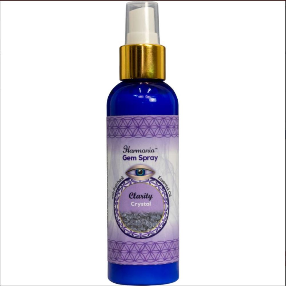 Harmonia Gem Spray Clarity Crystal Patchouli Essential Oil