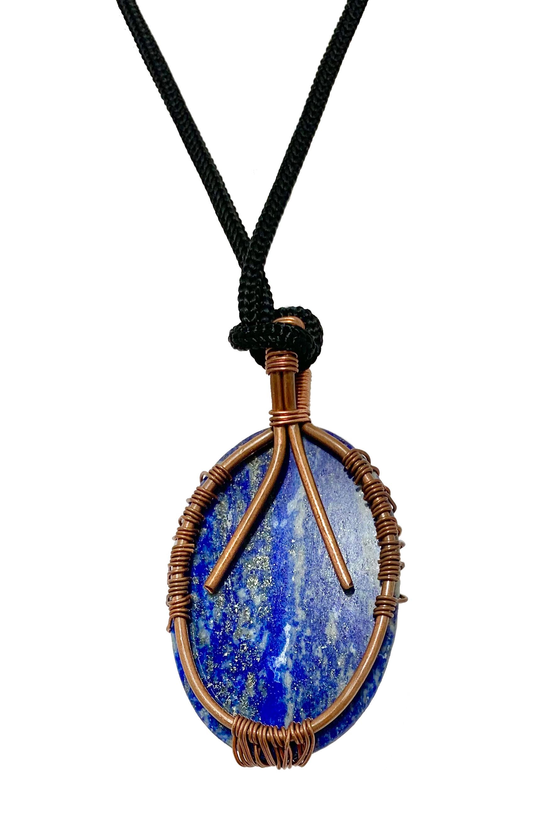 Wisdom Tree Lapis Lazuli Crystal Pendant