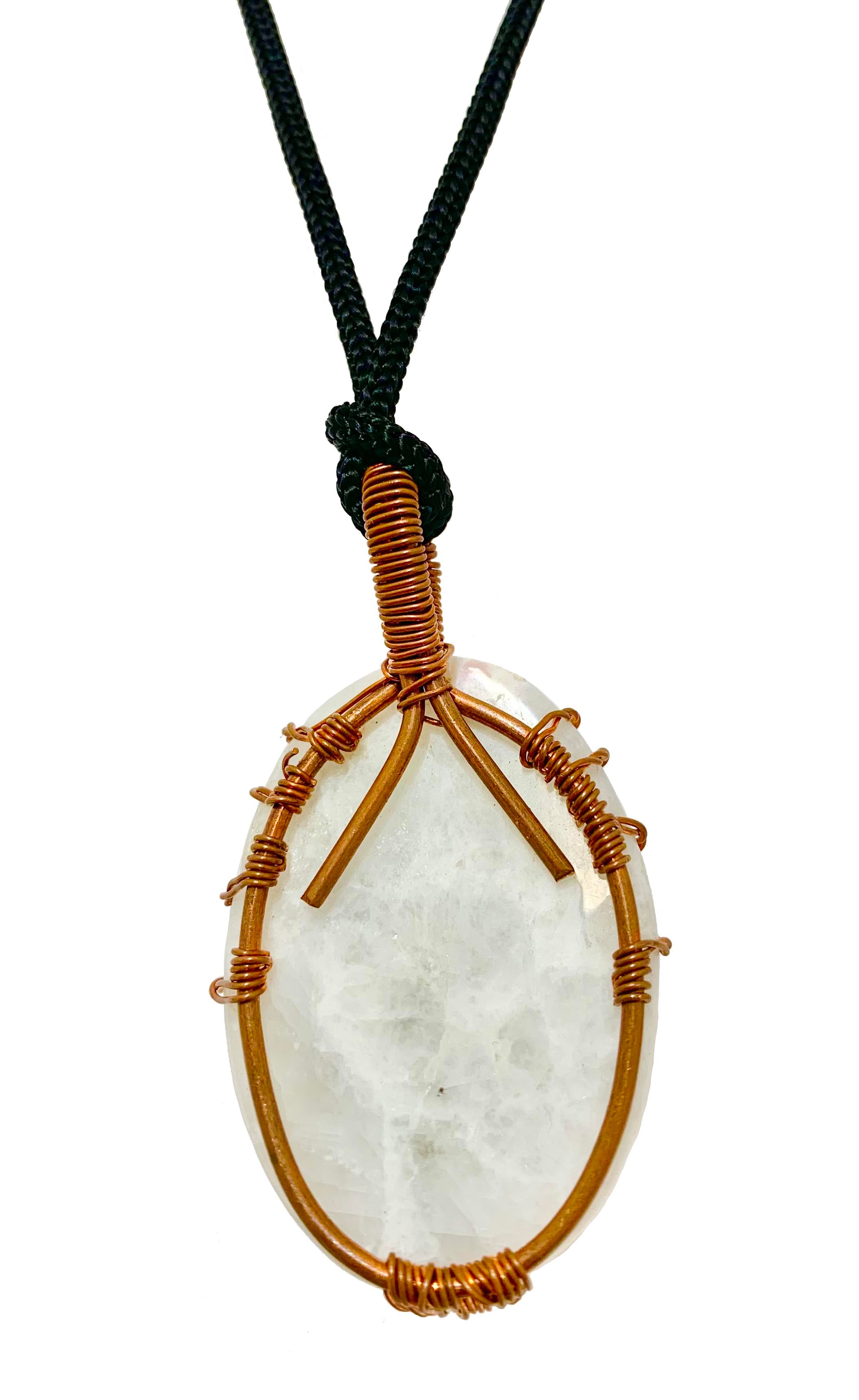 Wisdom Tree Moonstone Crystal Pendant