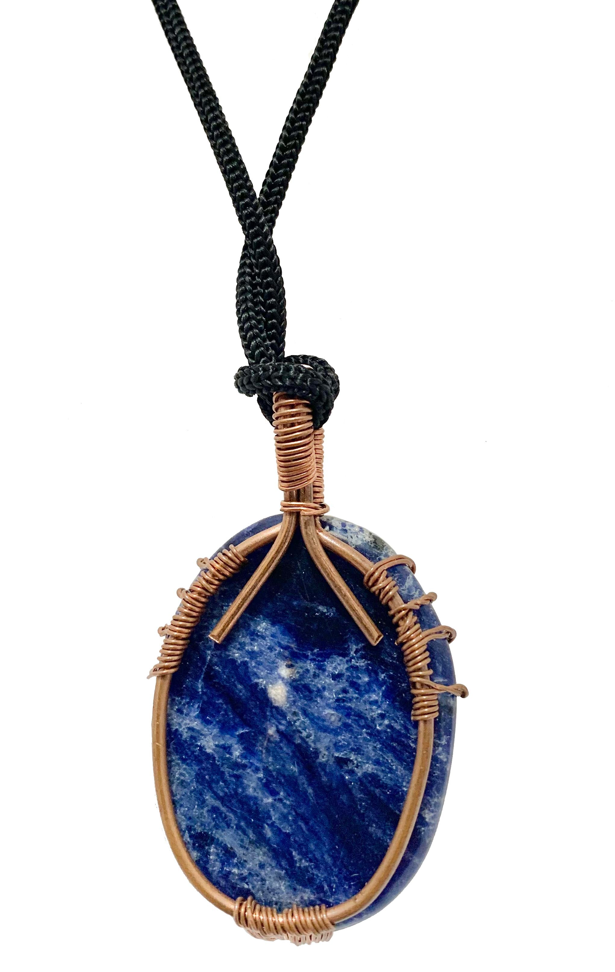 Wisdom Tree Sodalite Crystal Pendant