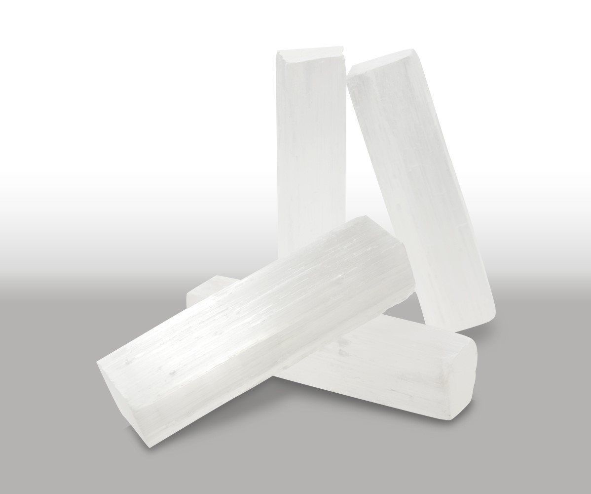 Selenite Crystal Beam Wand Pieces Rough Stick Natural Raw Healing Mineral