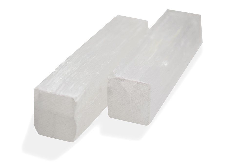 Selenite Crystal Beam Wand Pieces Rough Stick Natural Raw Healing Mineral