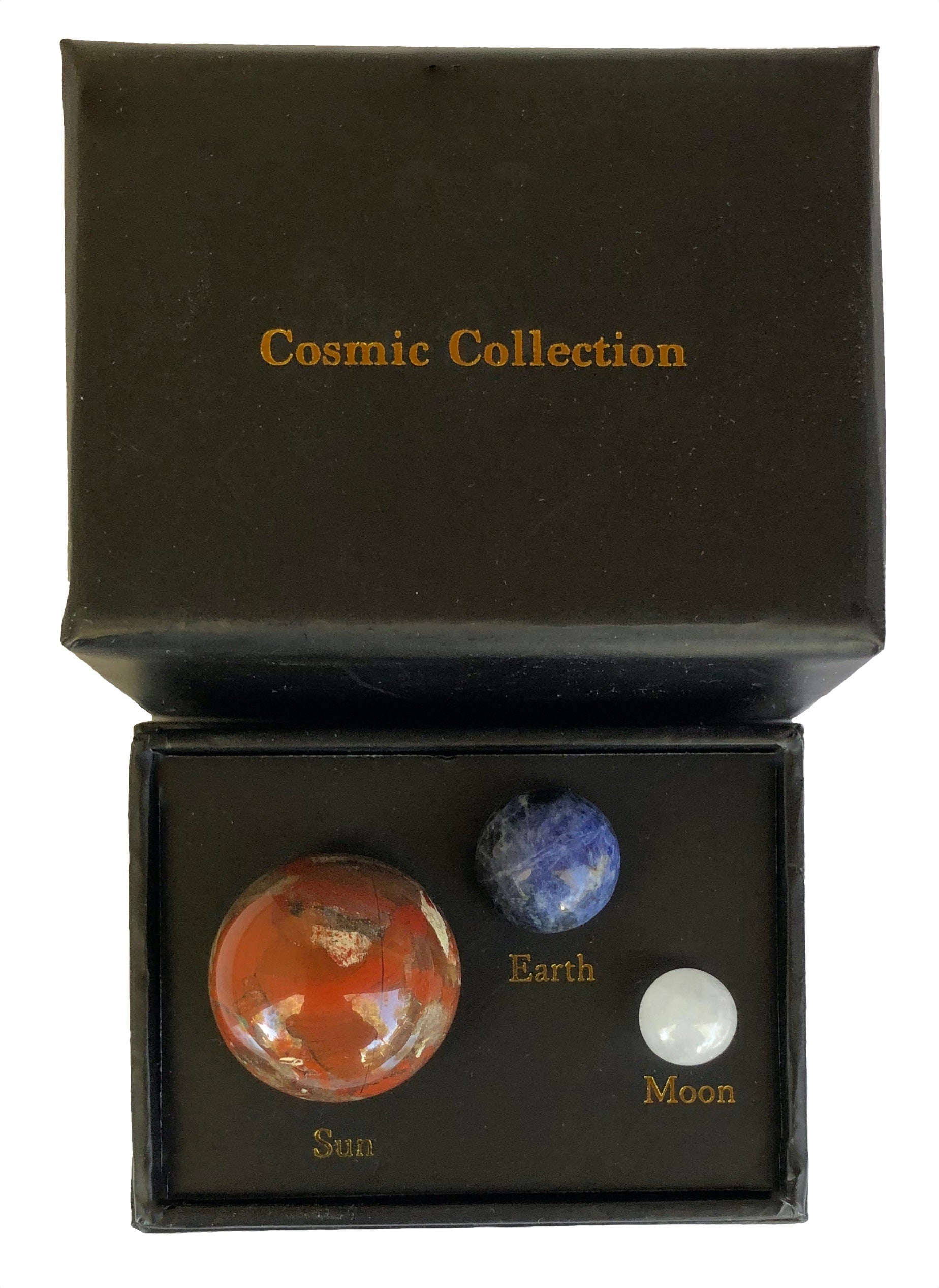 Cosmic Collection -  Sun, Earth and Moon Tumbled Gemstones