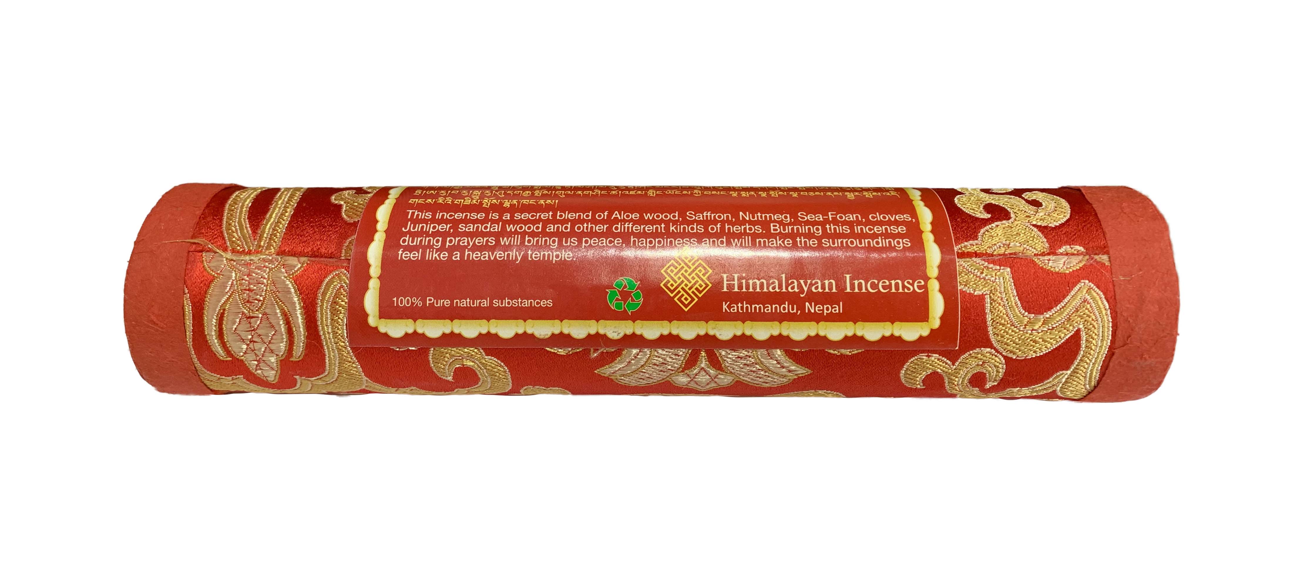 Himalayan Herbal Incense - Druk Sticks Red - 2 Pack