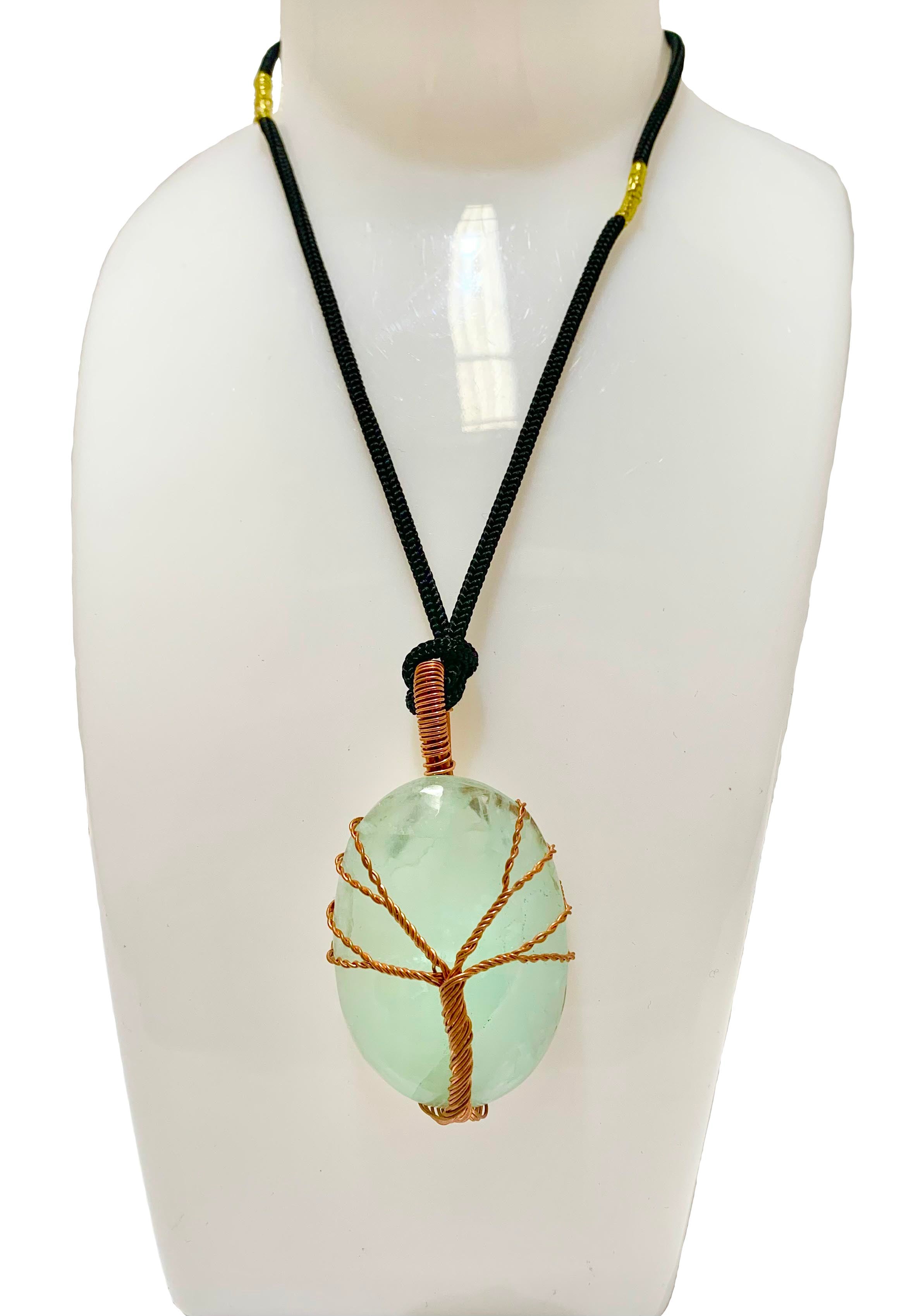 Wisdom Tree Amazonite Crystal Pendant