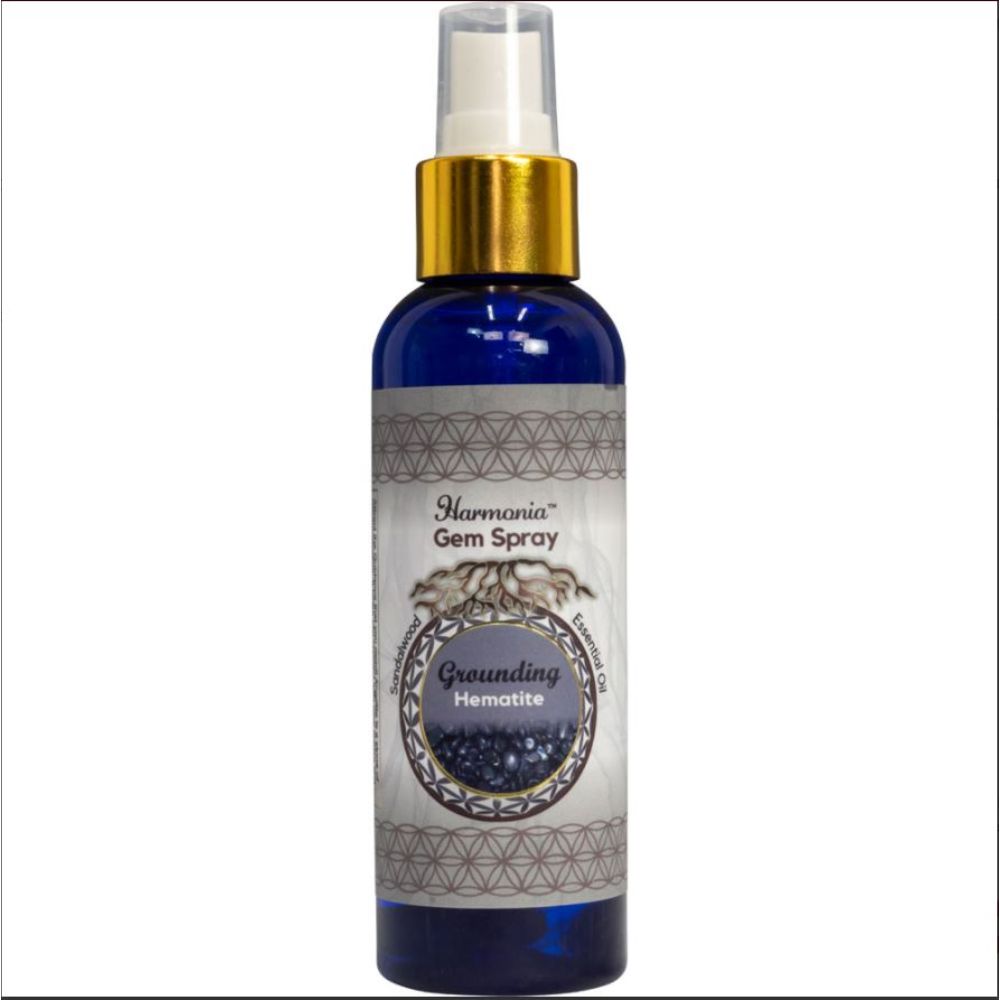 Harmonia Gem Spray Grounding Hematite Sandalwood Essential Oil