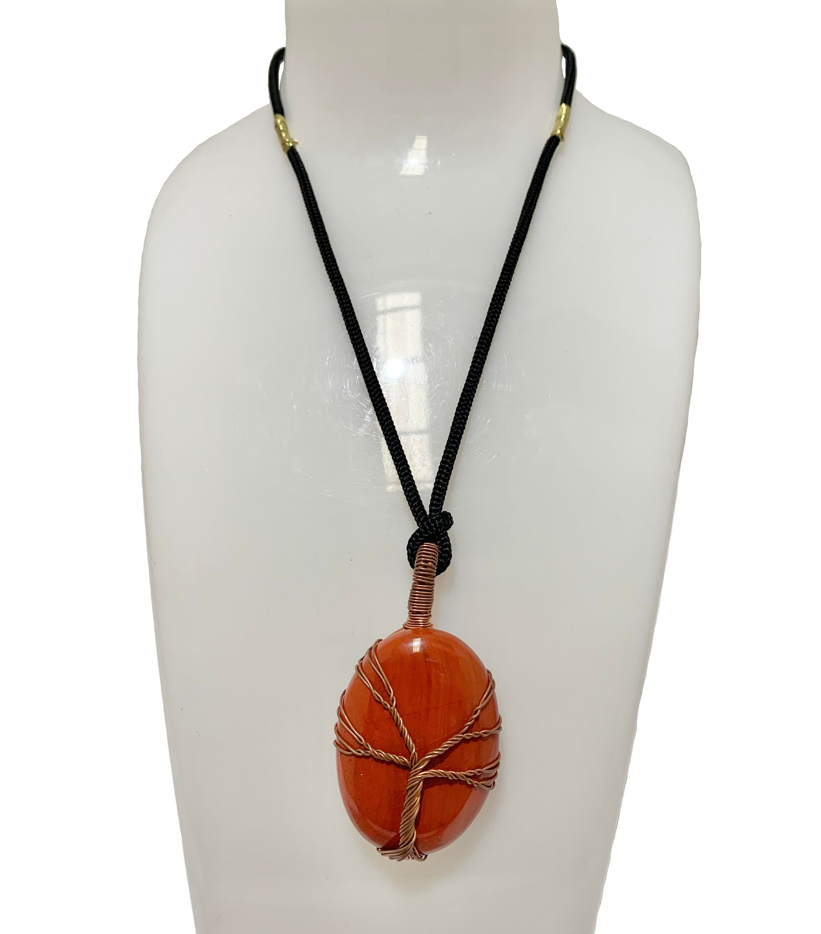 Wisdom Tree Red Jasper Crystal Pendant