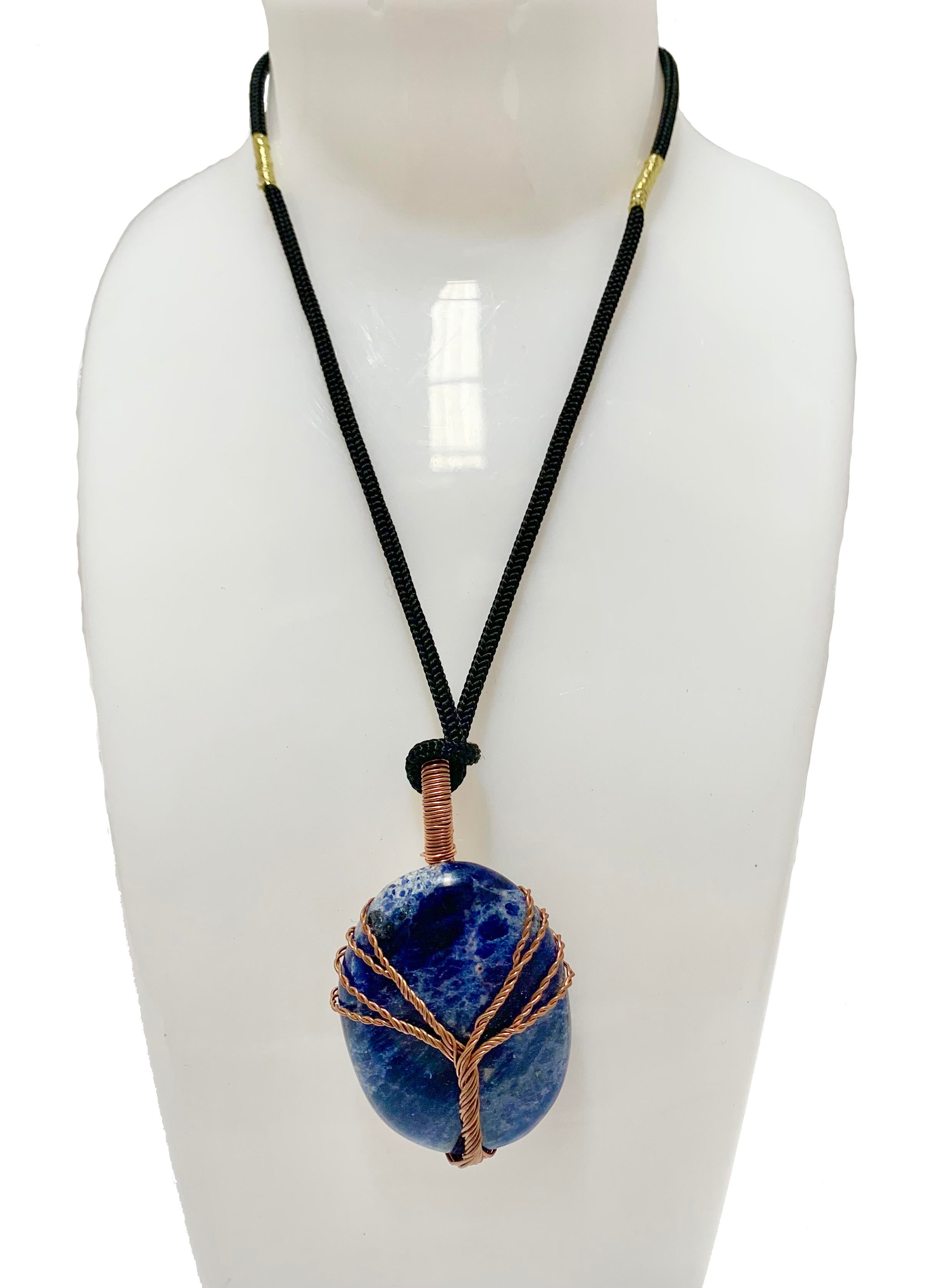 Wisdom Tree Sodalite Crystal Pendant