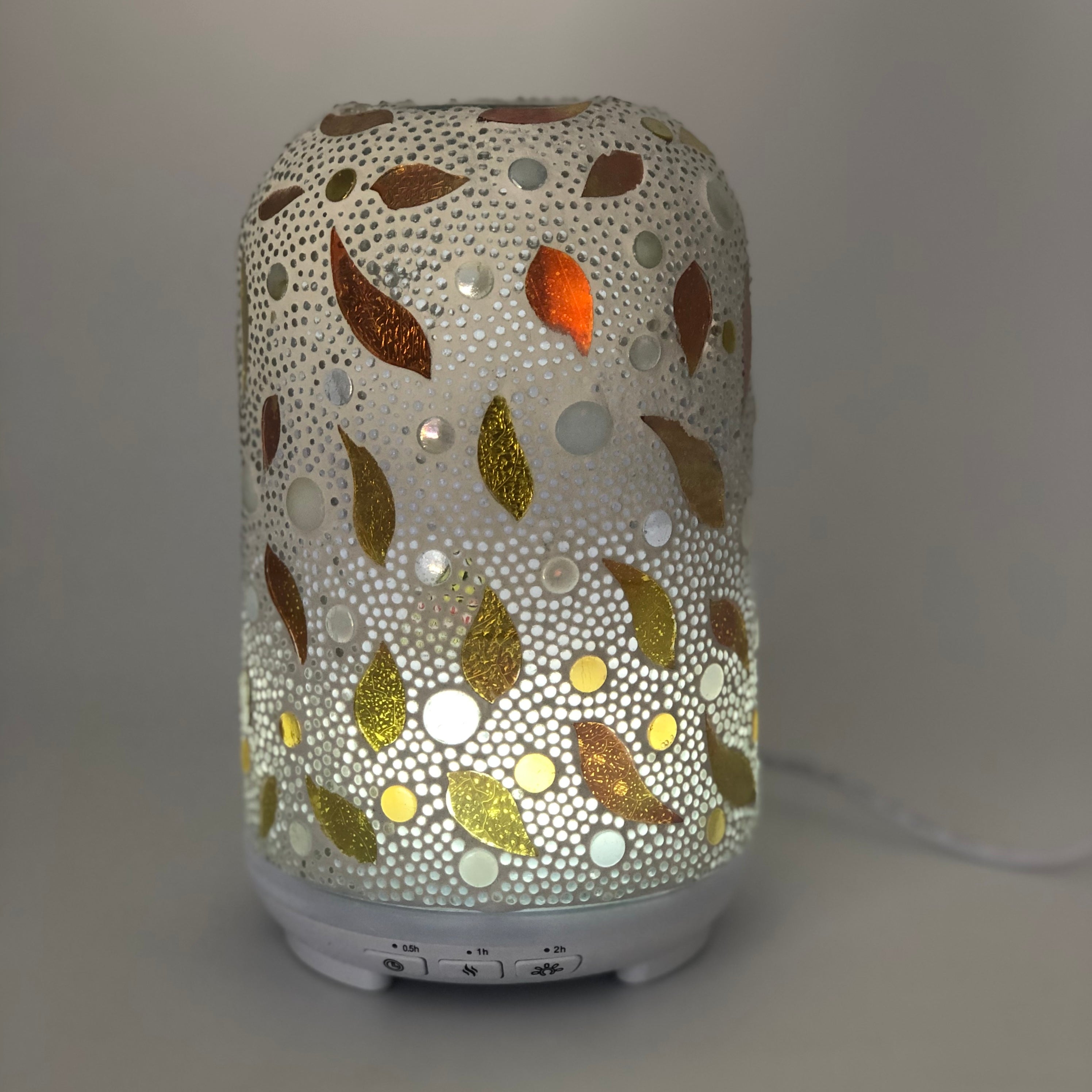 Gold Leaf Glass Mosaic Diffuser Small