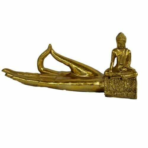 Buddha Meditation with Hand Incense Stick Burner Holder Yoga Protection