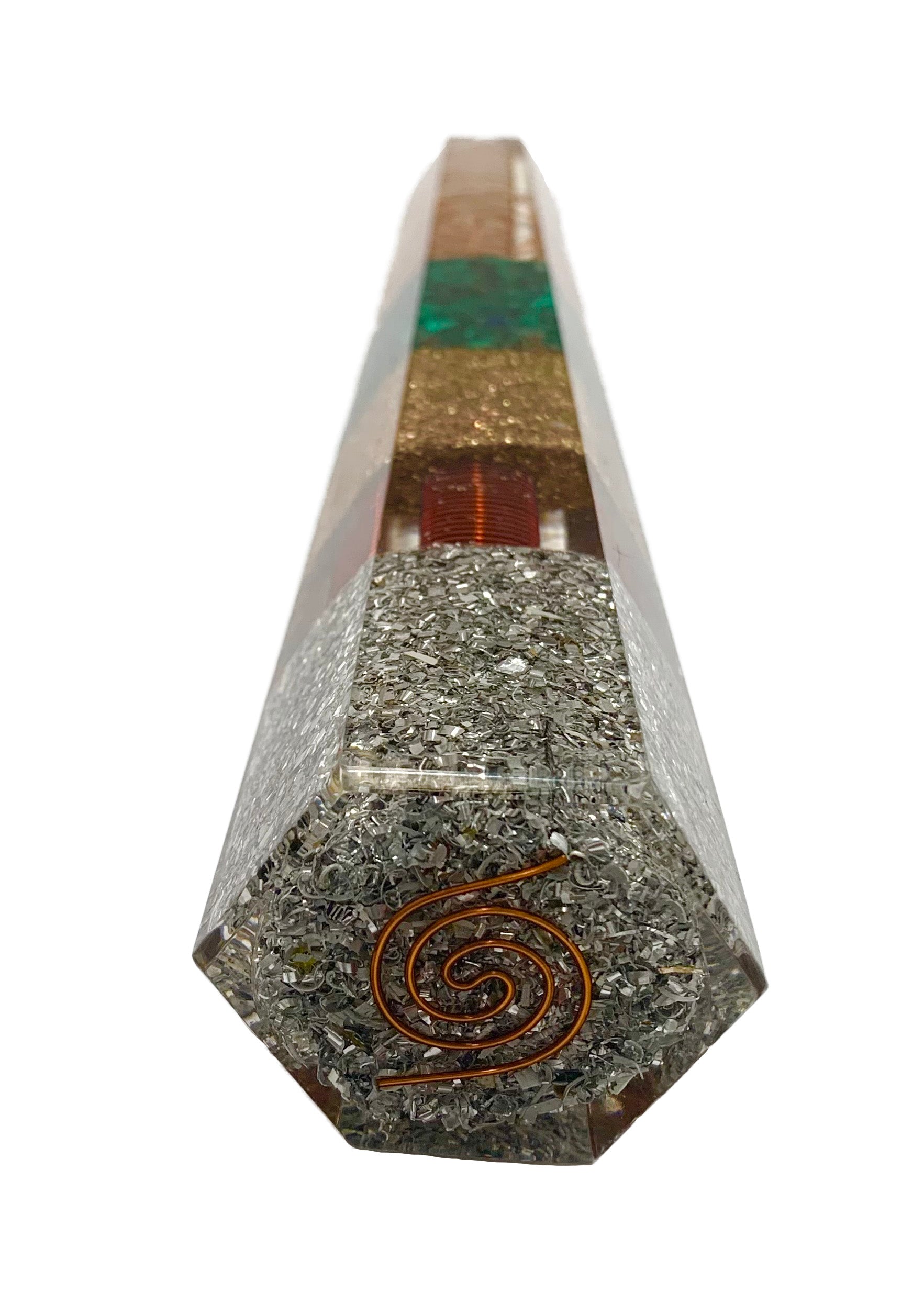 Malachite Orgonite Obelisk Generator