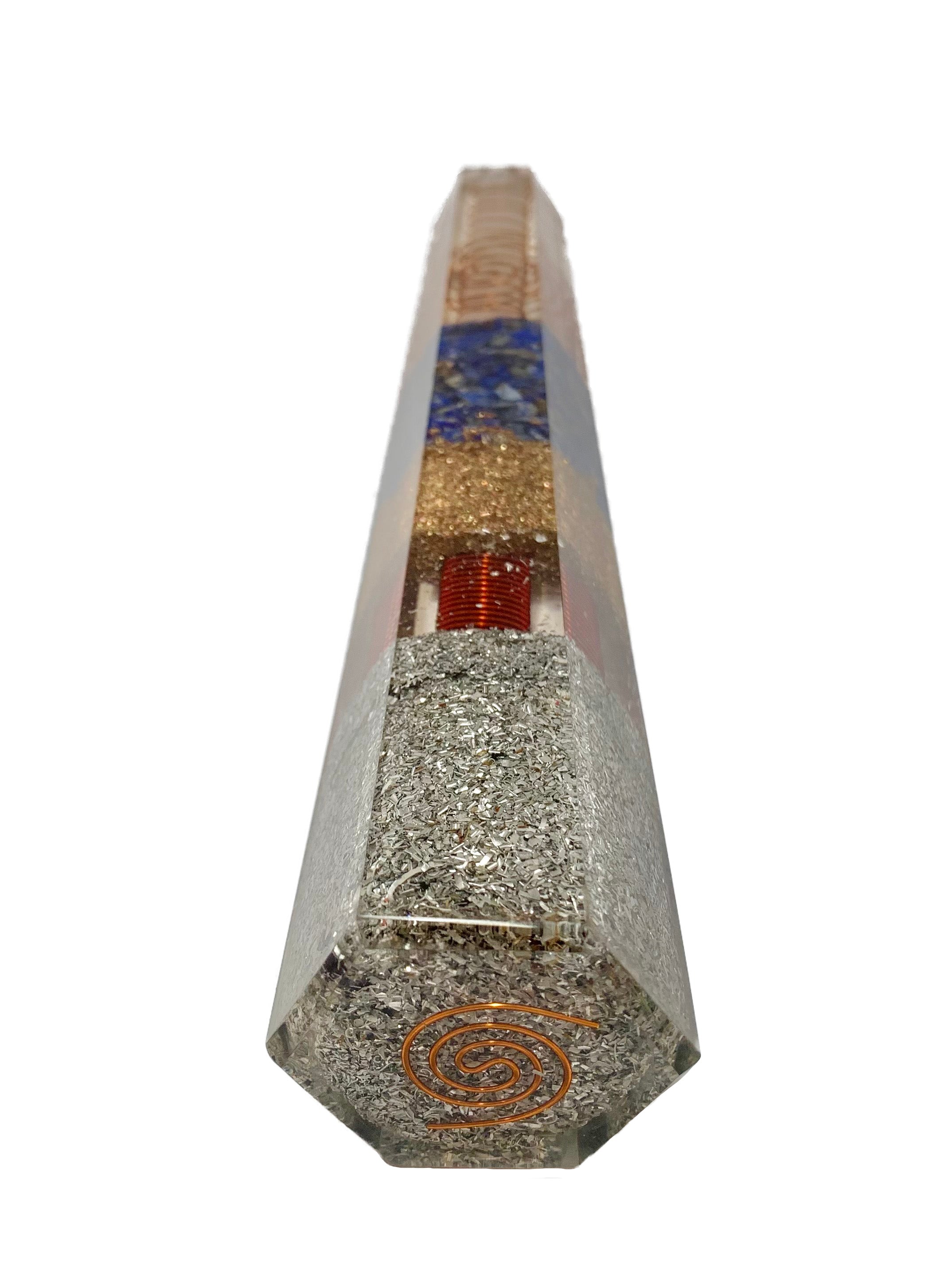 Lapis Lazuli Orgonite Obelisk Generator
