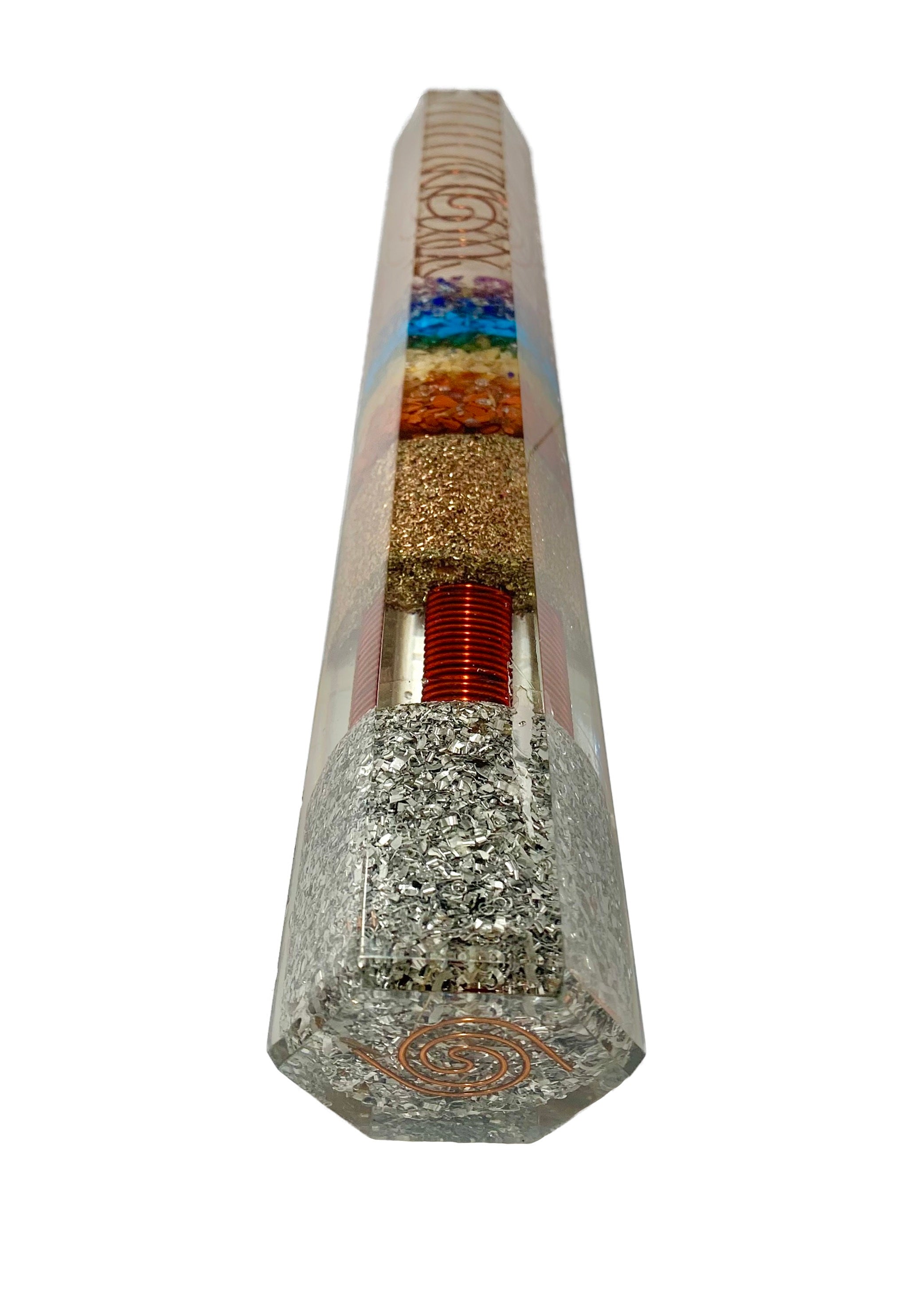 7 Chakras Orgonite Obelisk Generator