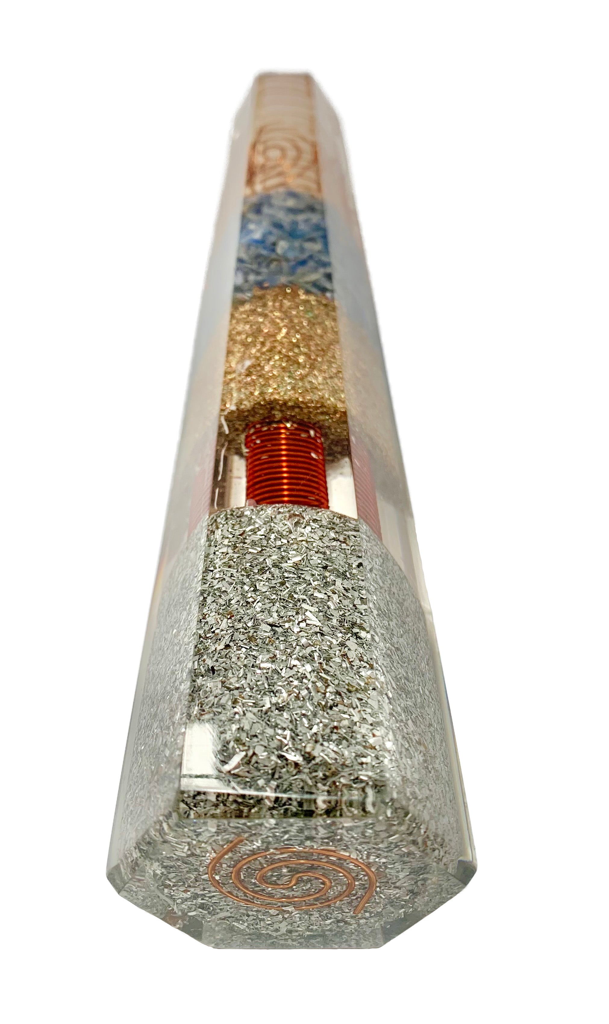 Kyanite Orgonite Obelisk Generator