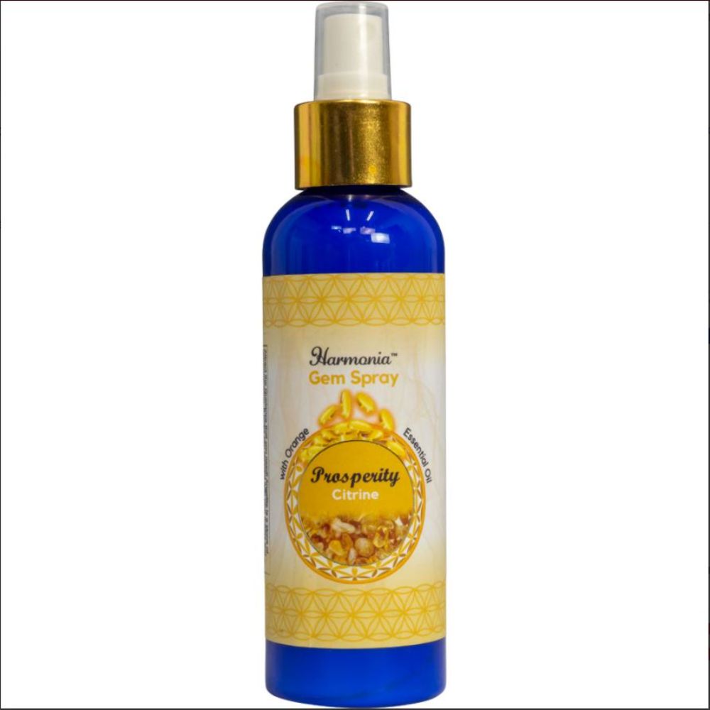 Harmonia Gem Spray Prosperity Citrine Orange Essential Oil