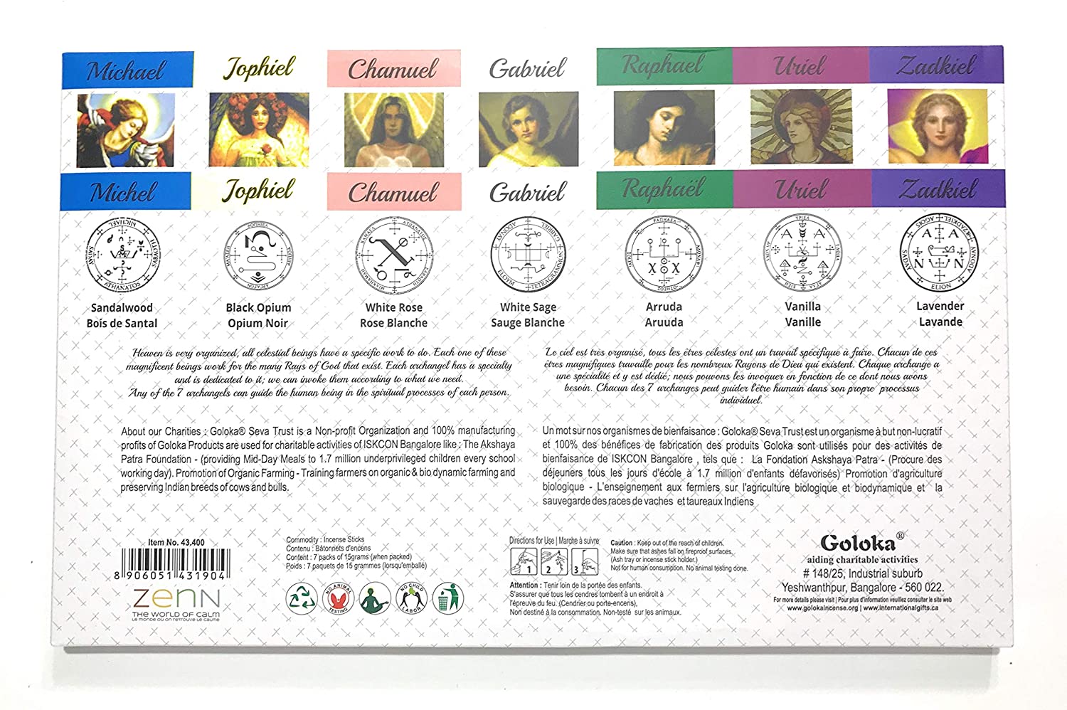 Archangels Incense Gift Pack 7 Pack