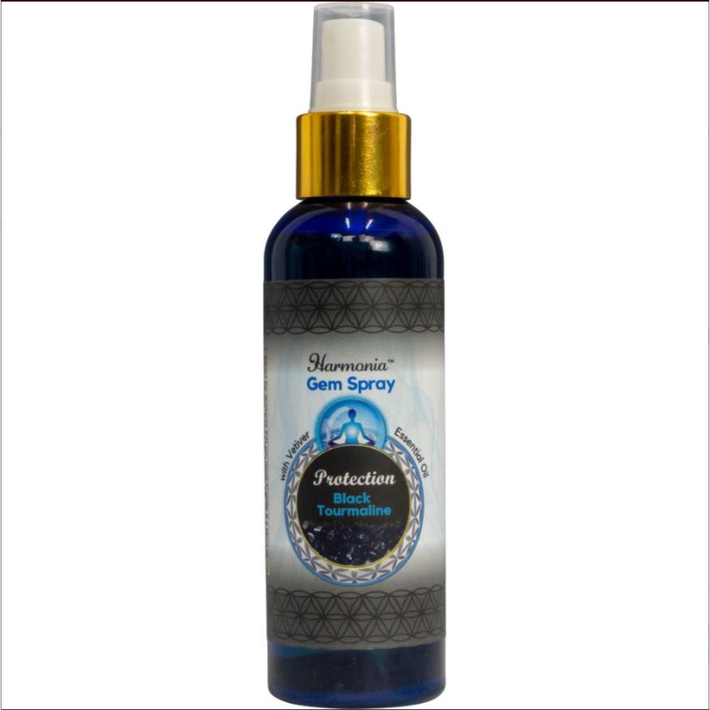 Harmonia Gem Spray Protection Black Tourmaline Vetiver Essential Oil
