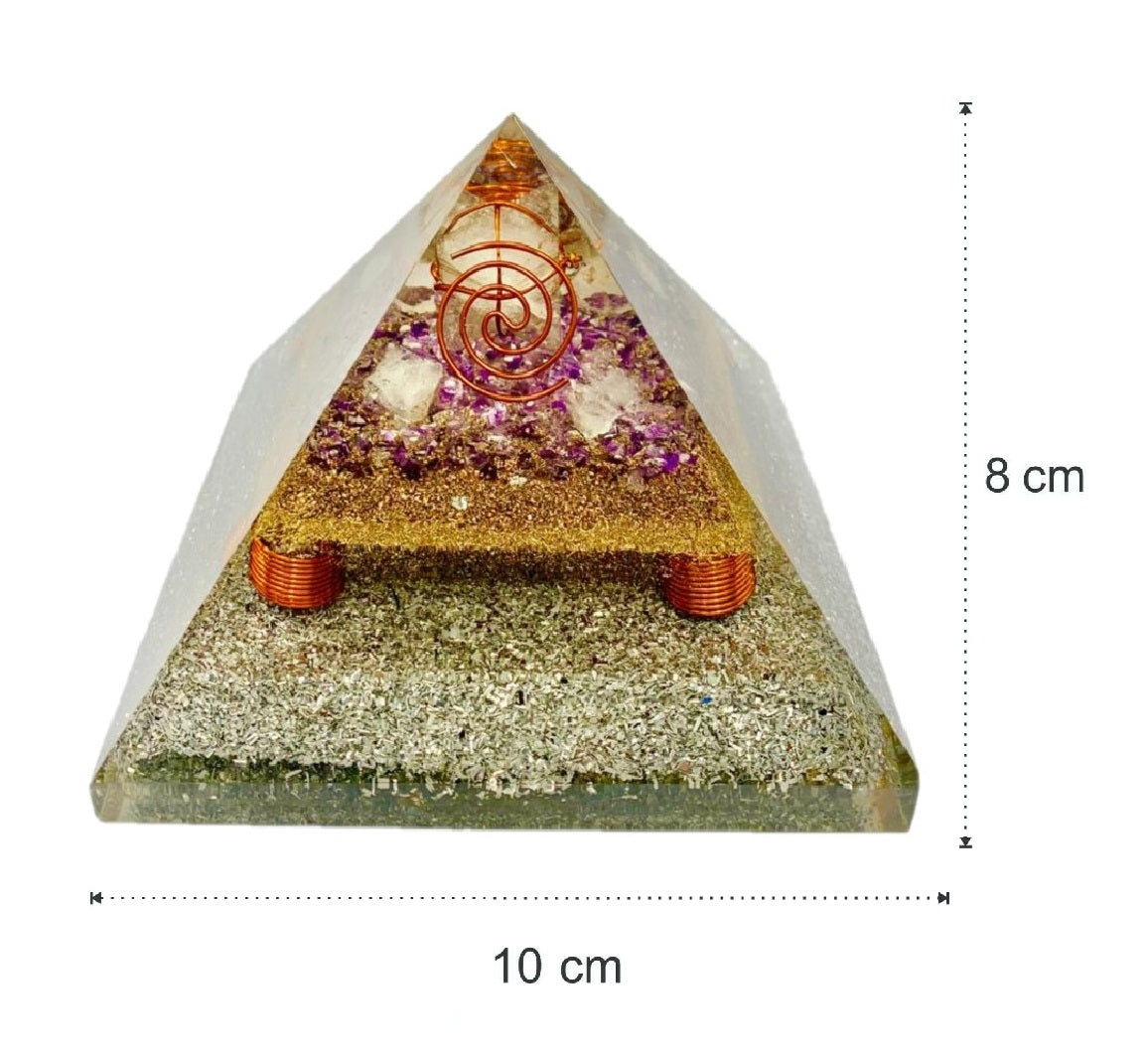 Amethyst Orgonite Merkabah Pyramid