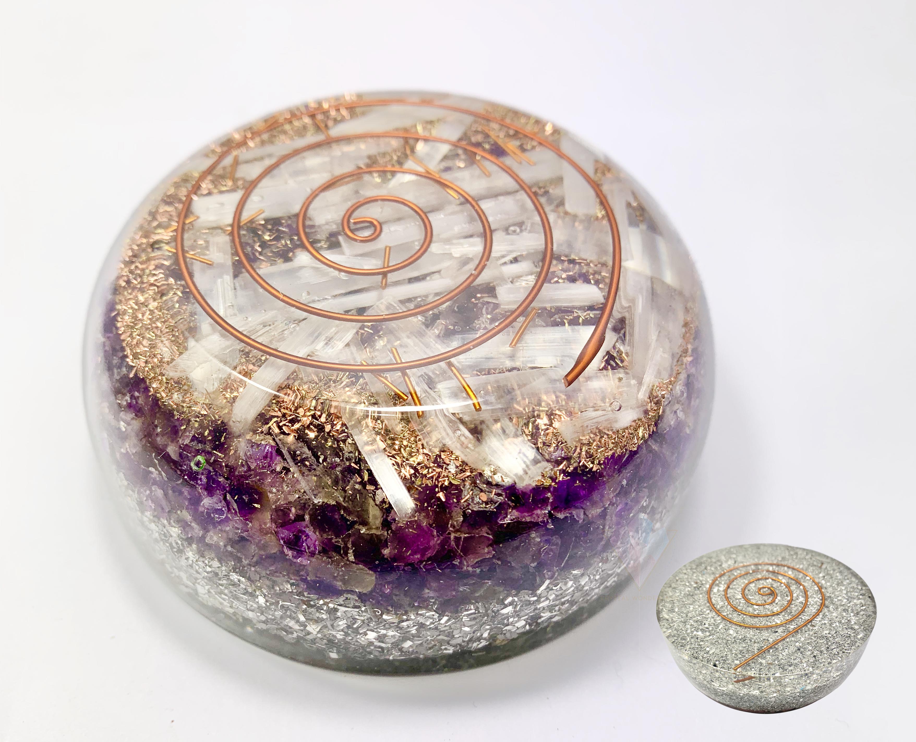 Amethyst Orgonite Tower Buster NEW