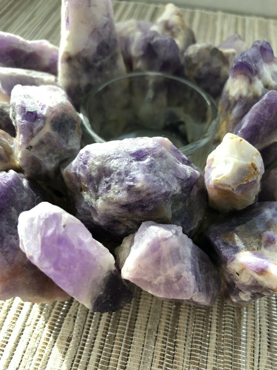 Amethyst Candle Holder Tea Light