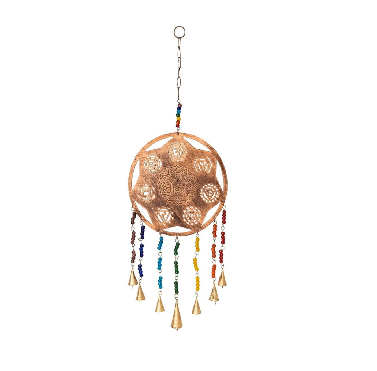 Buddha Chakra Metal Bell Wind Chime