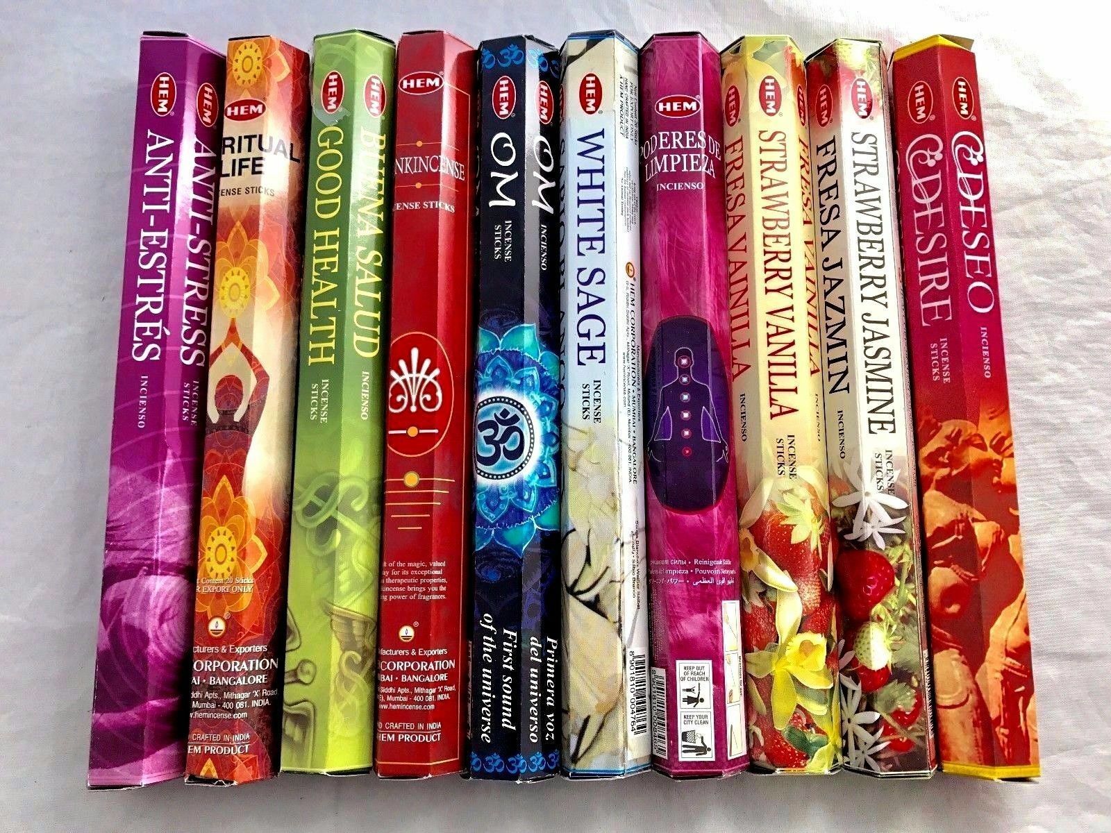 400 Incense Stick Assorted Scents HEM