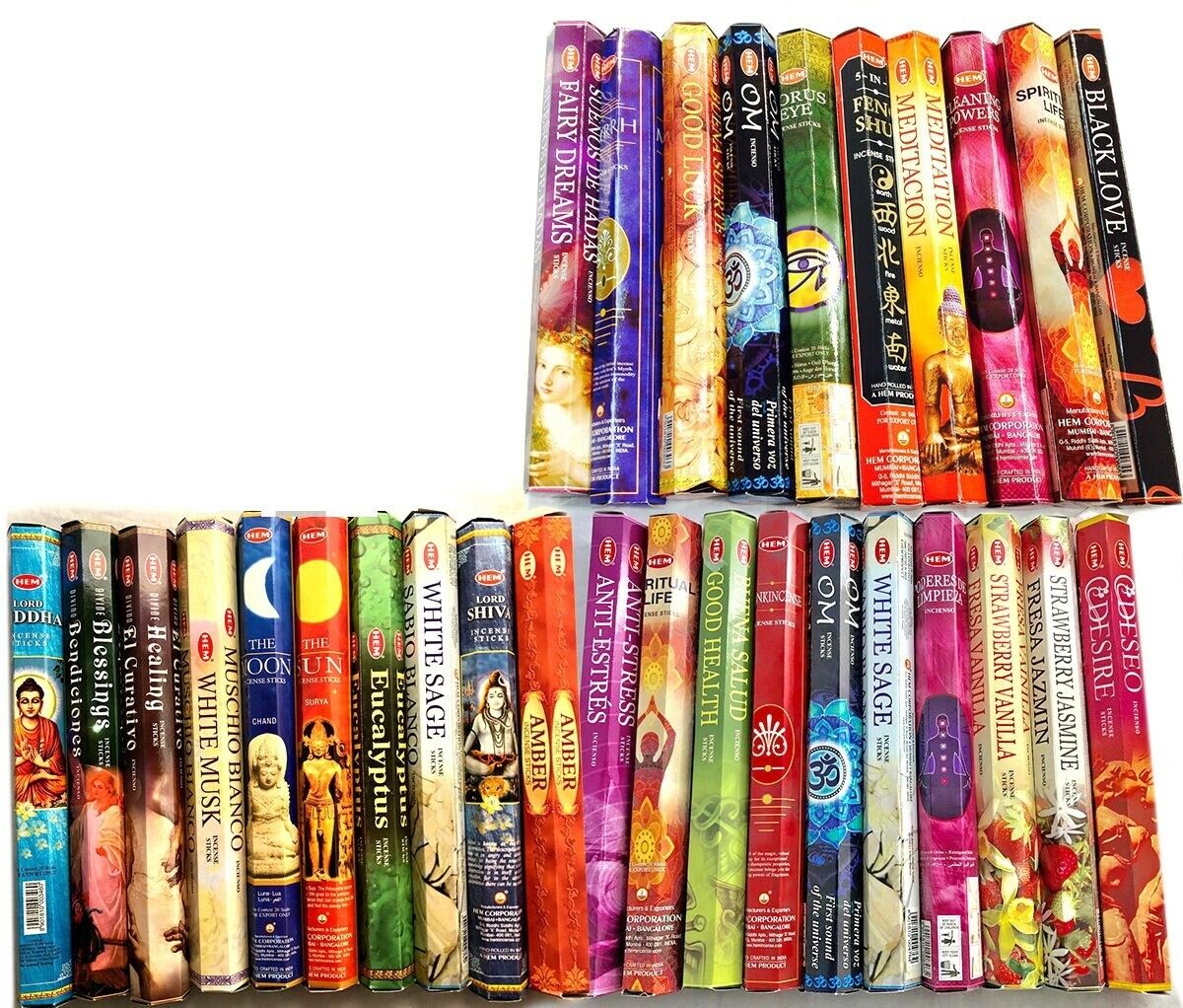 400 Incense Stick Assorted Scents HEM