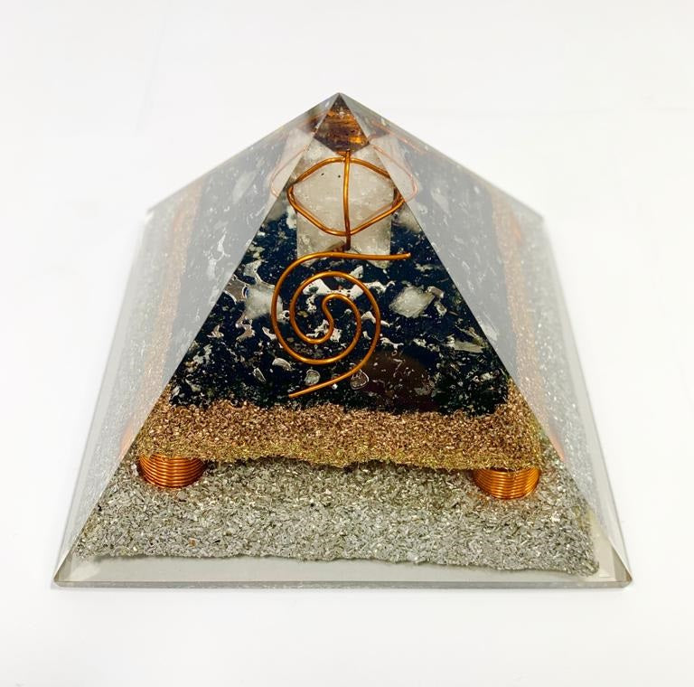 Black Tourmaline Orgonite Merkaba Pyramid