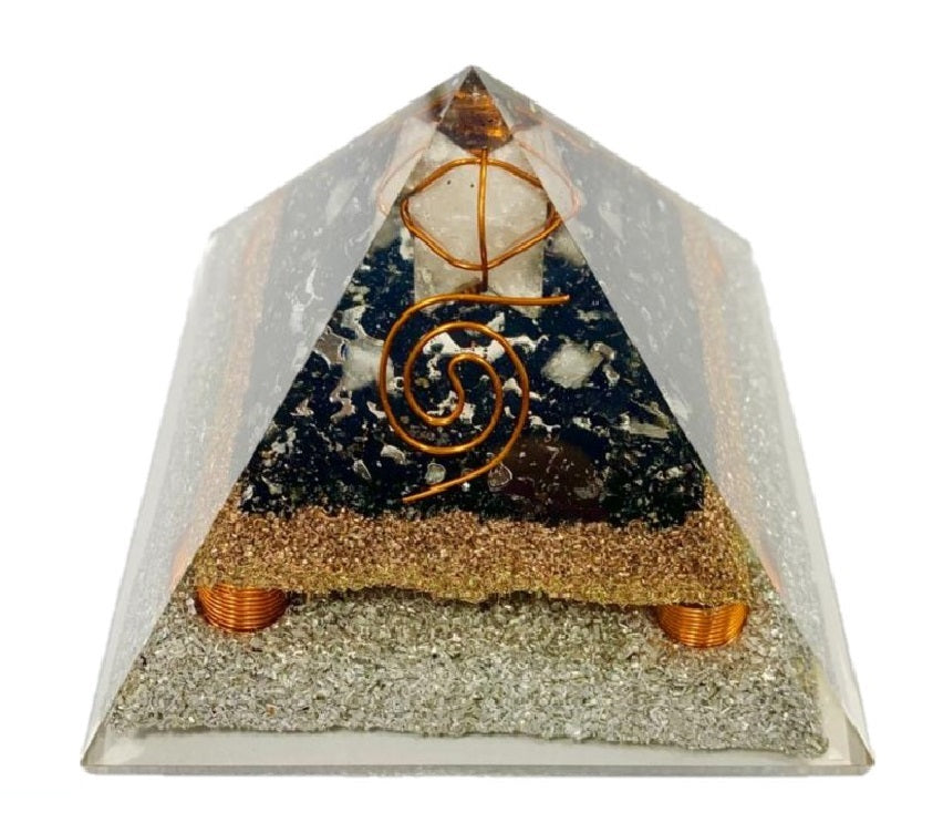 Black Tourmaline Orgonite Merkaba Pyramid
