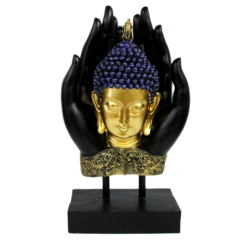 Buddha In Hand Ornament Figurine
