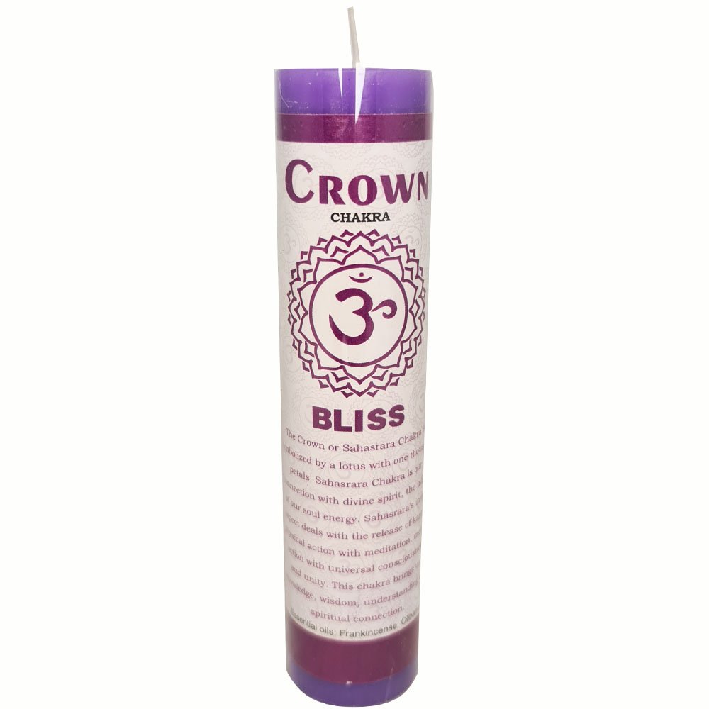 Pillar Candle Crown Bliss 3.8cm x 17.8cm