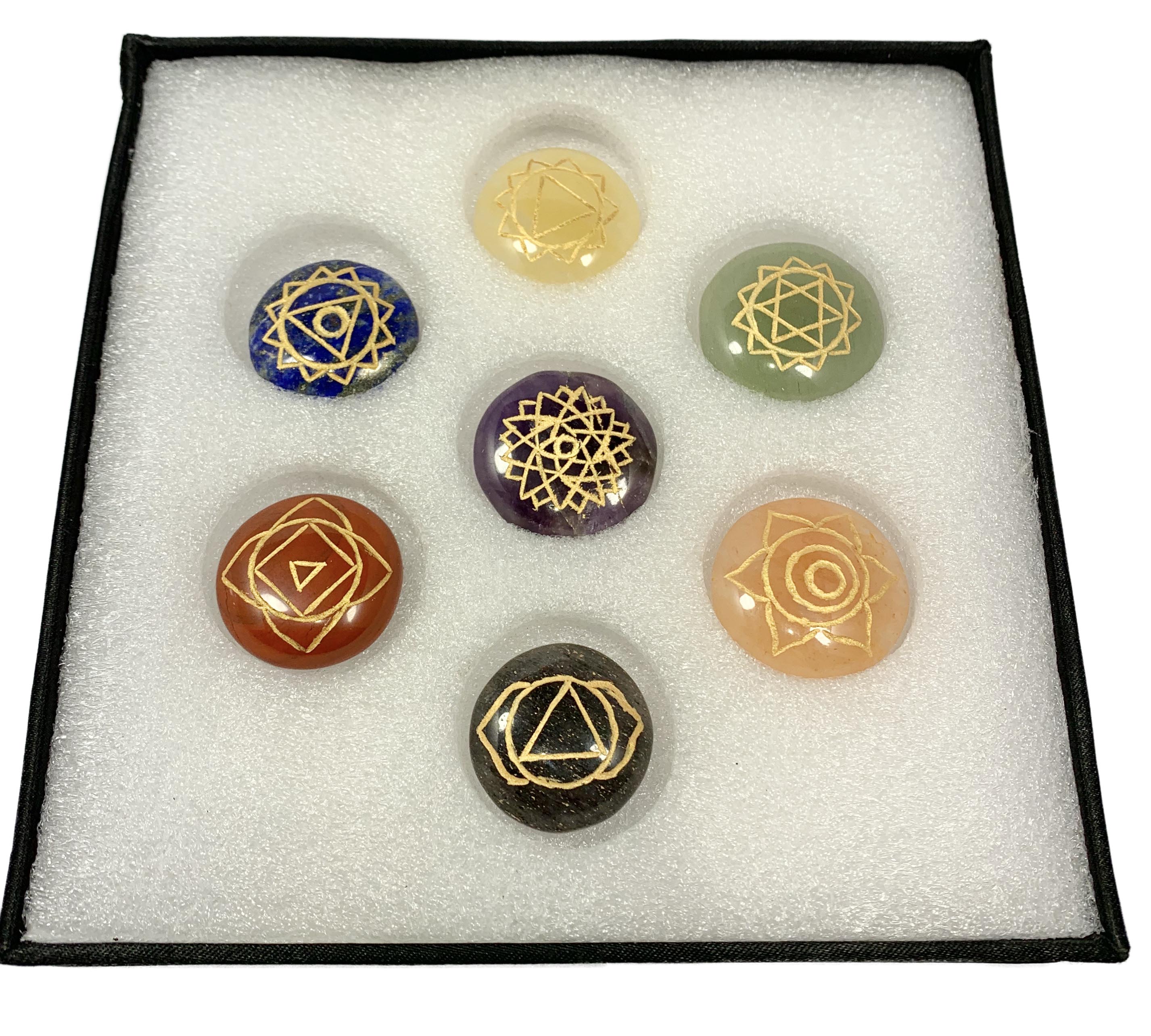 7 Chakras Crystal Set - Gift Box