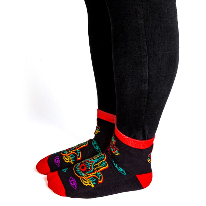 Hamsa Protection Yoga Non Slip Wellness Socks Collection