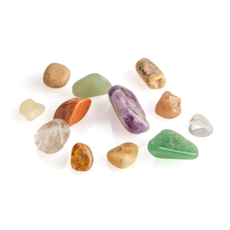 Mixed Crystals Gemstones Stone Bulk Crystals Stones Samples 25 Pack