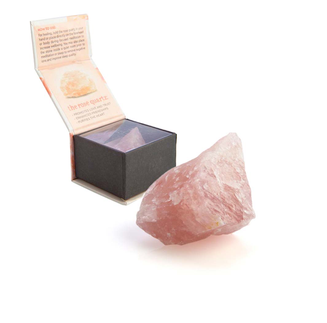 Rough Rose Quartz Wellness Crystal Stone