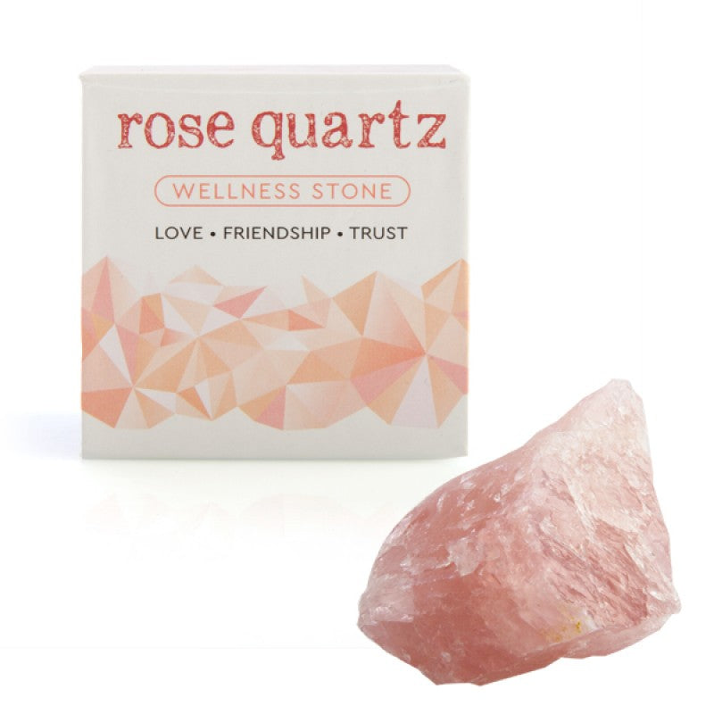 Rough Rose Quartz Wellness Crystal Stone