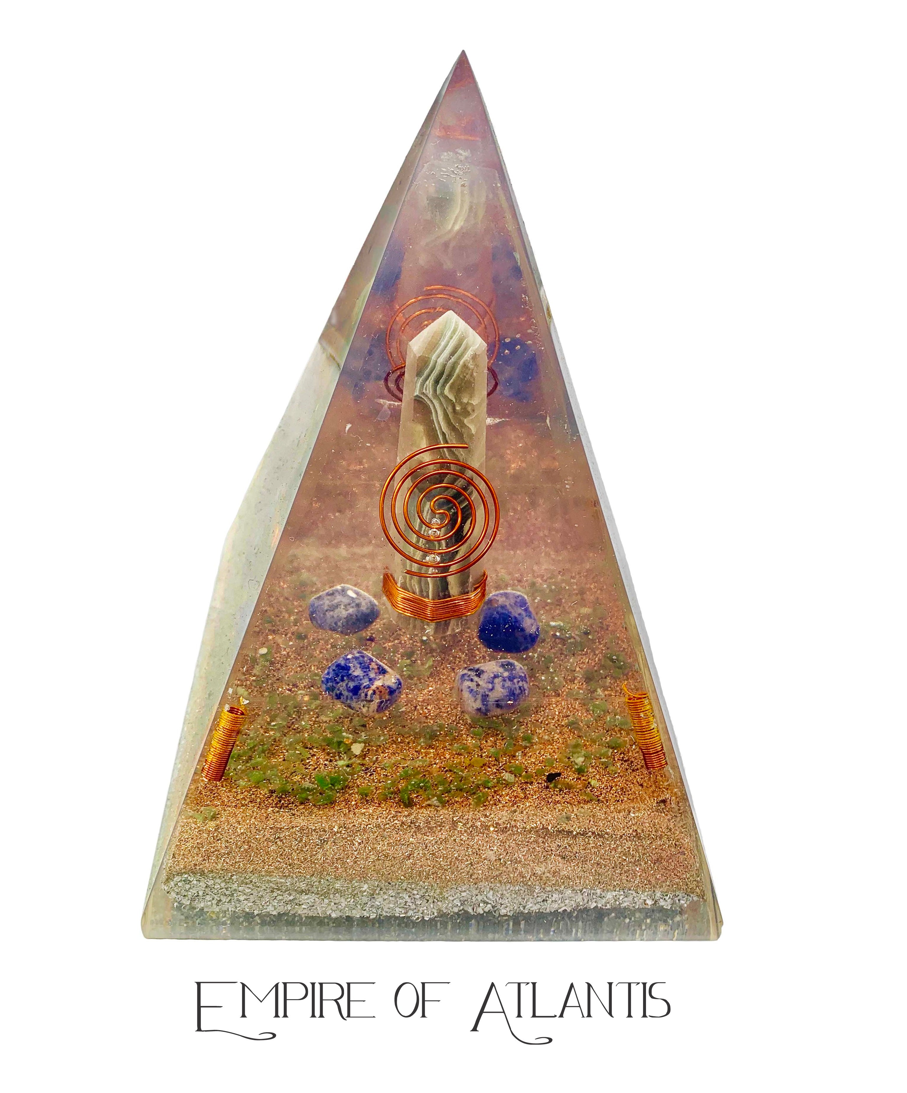 Empire of Atlantis Mega Orgonite Pyramid