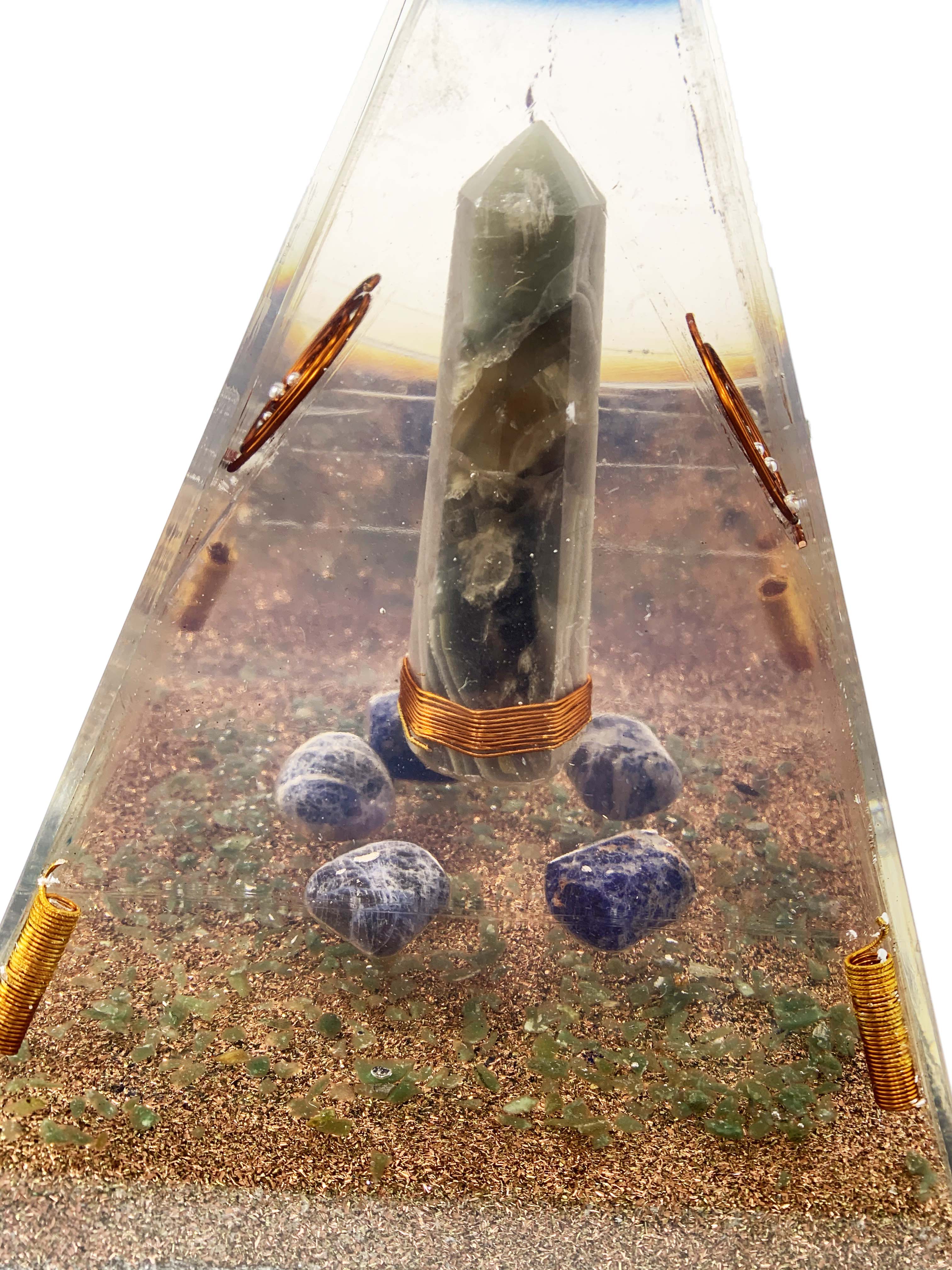 Empire of Atlantis Mega Orgonite Pyramid
