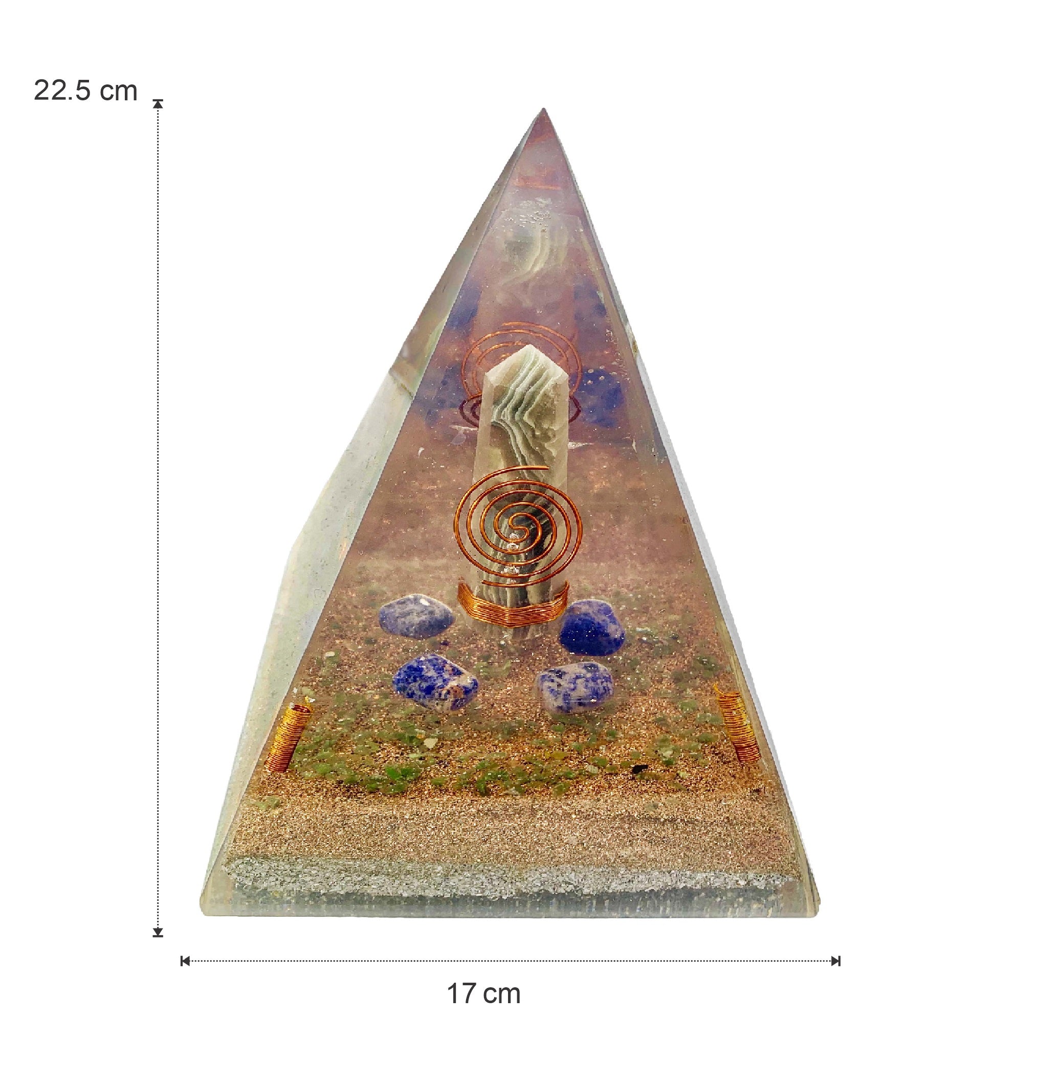 Empire of Atlantis Mega Orgonite Pyramid