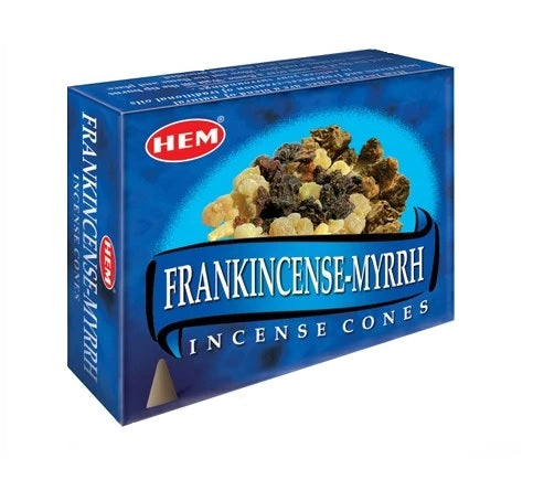 Frankincense Myrrh 120 Cone Incense HEM