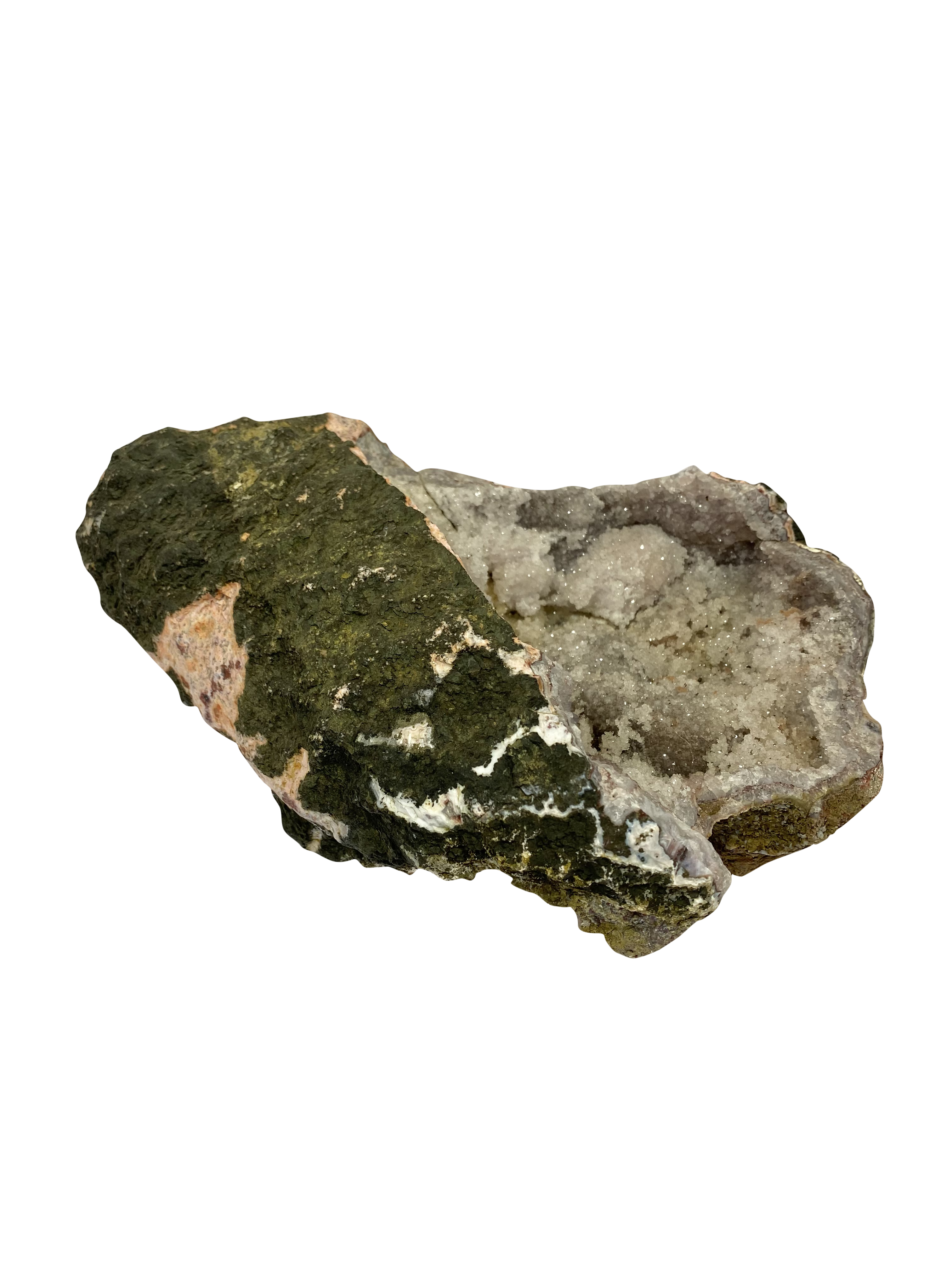 Pink Amethyst Crystal Geode Cave B 3.4KG