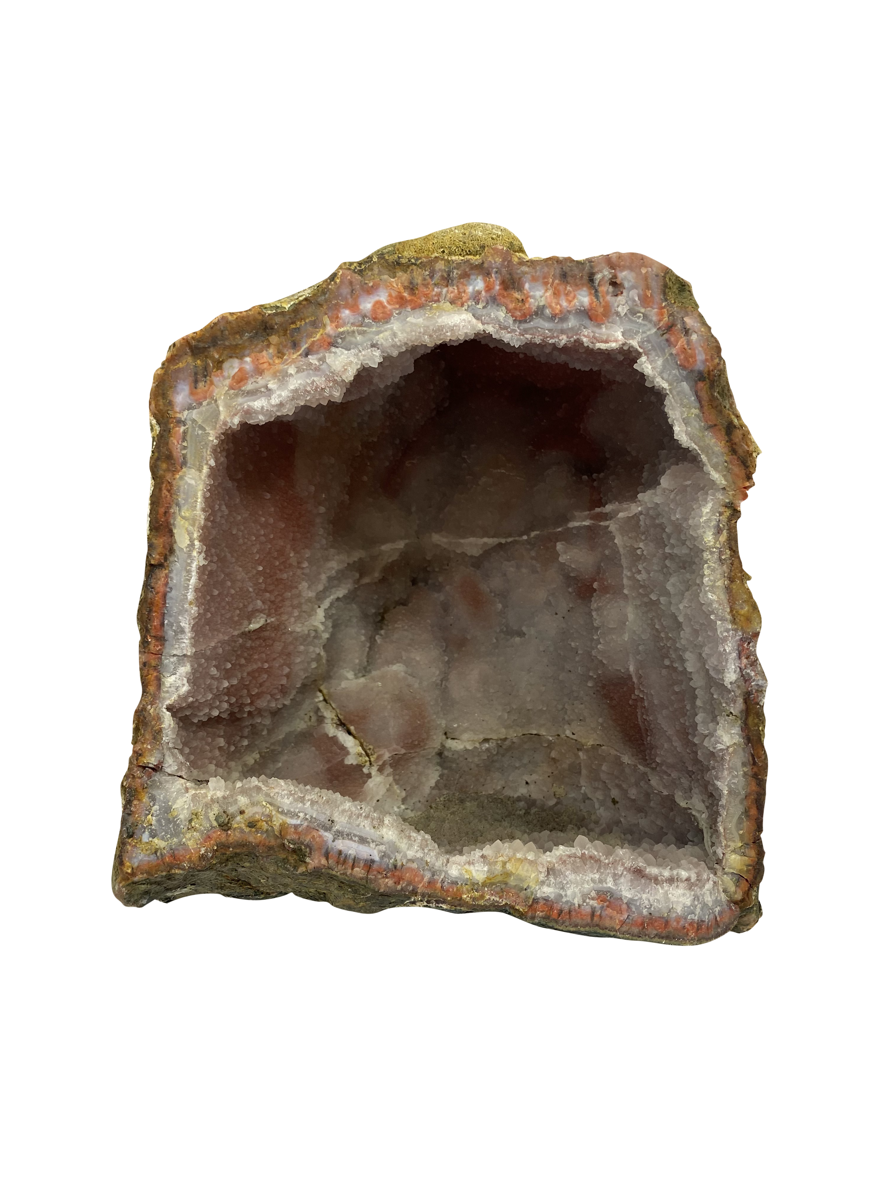 Pink Amethyst Crystal Geode Cave D 2.2KG
