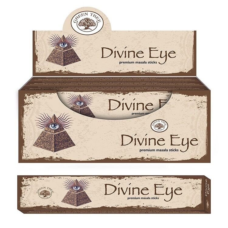 Divine Eye 144 Incense Sticks Green Tree