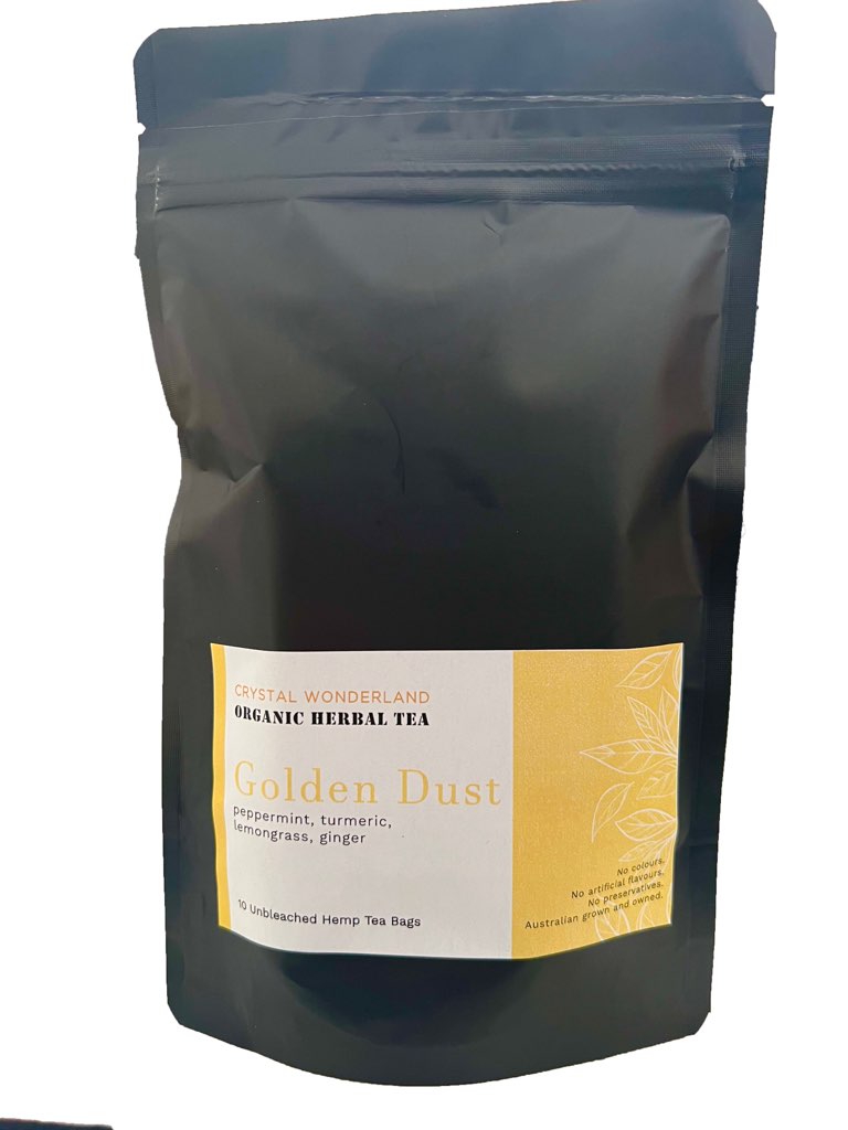 Crystal Wonderland Organic Herbal Tea - Golden Dust