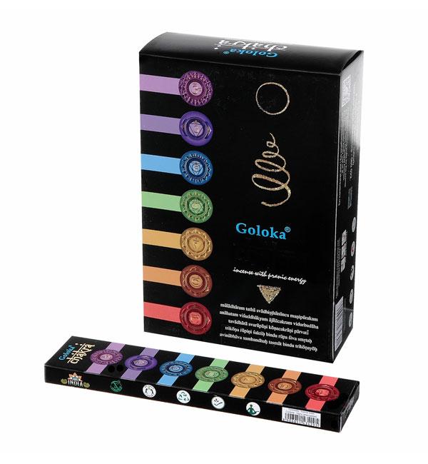 7 Chakras 144 Incense Sticks Goloka