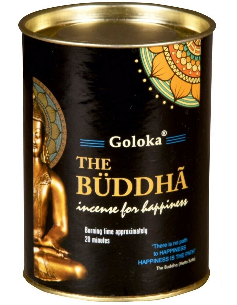 The Buddha 24 Backflow Incense Cones Goloka