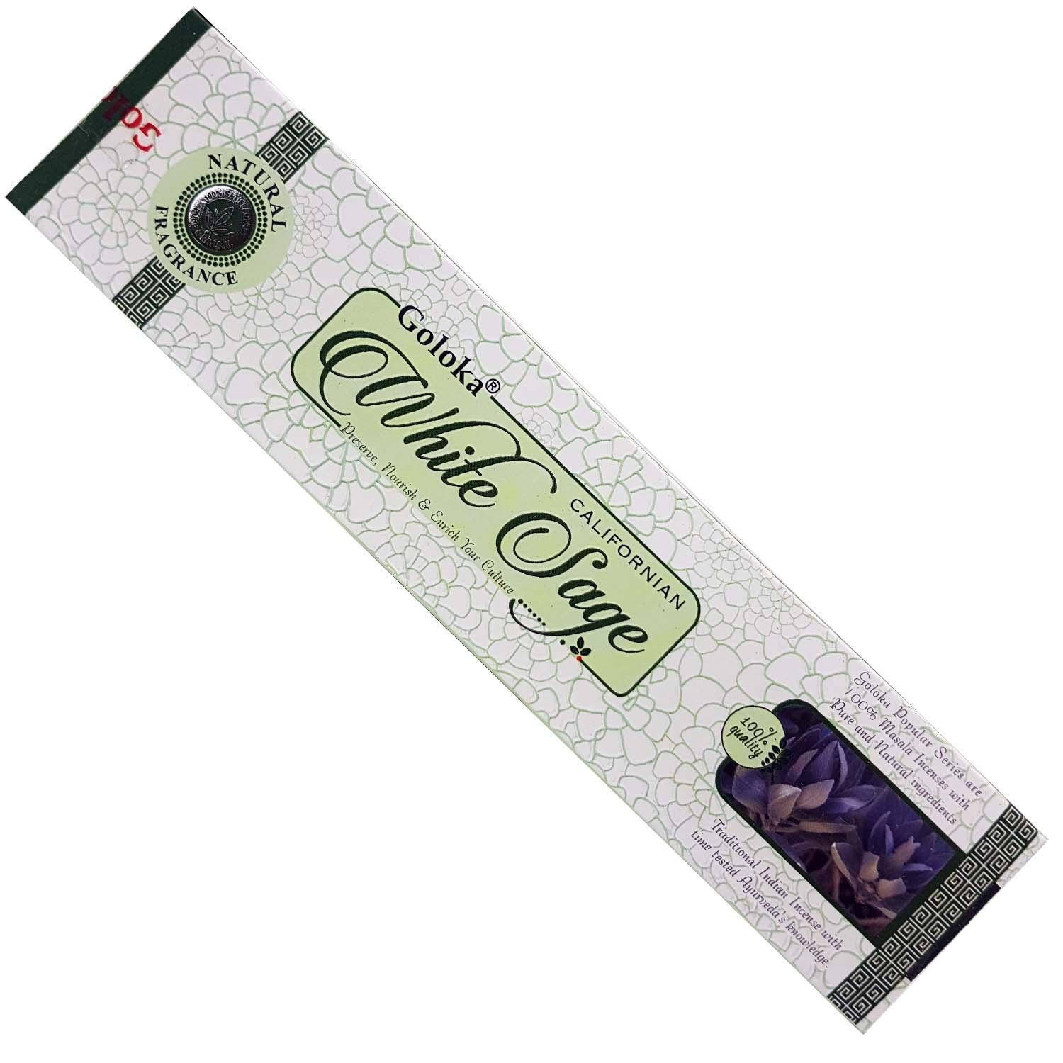 White Sage 144 Incense Sticks Goloka
